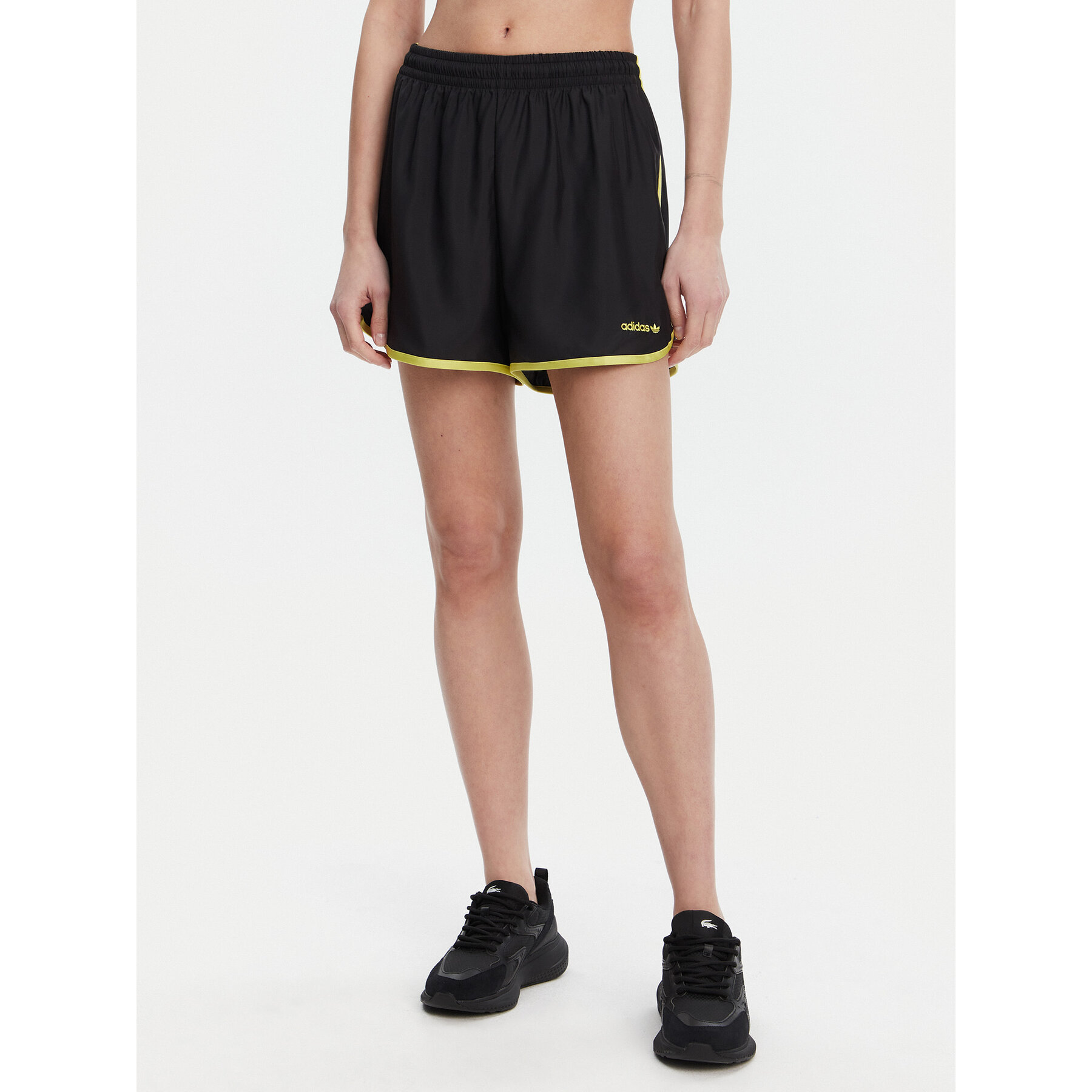 adidas Sportshorts Linear Logo Sprinter JD2727 Schwarz Loose Fit