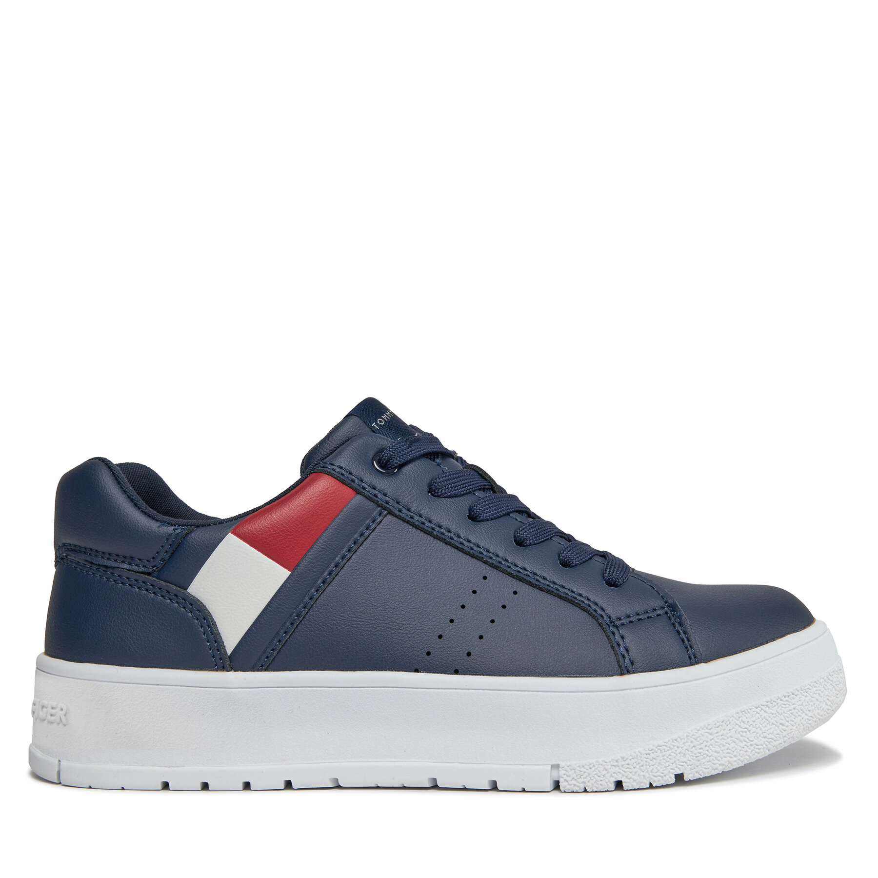 Zapatillas Tommy Hilfiger Flag Low Cut Lace-Up Sneaker T3X9-33356-1355 S Azul marino