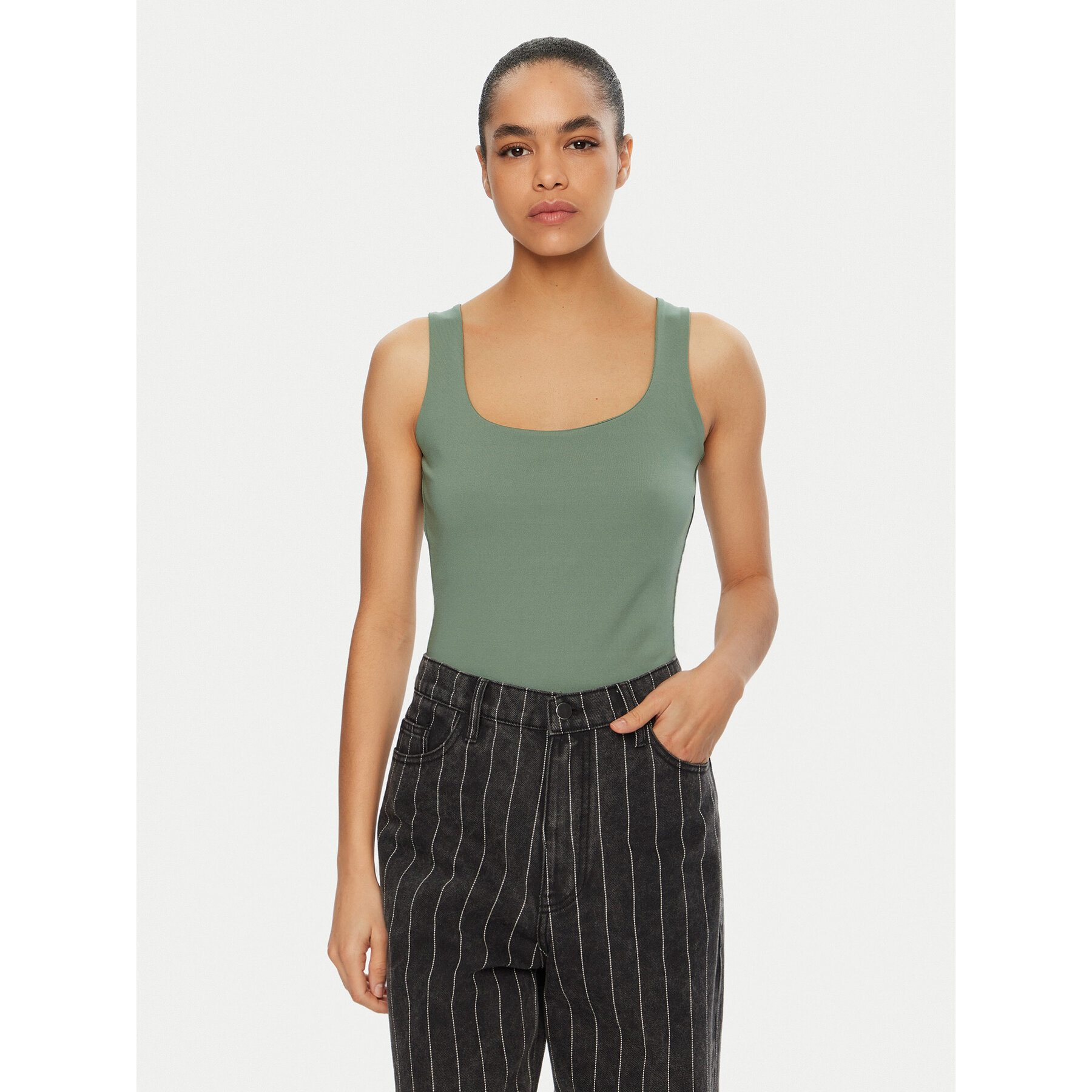 Vero Moda Felső Million 10305800 Zöld Regular Fit