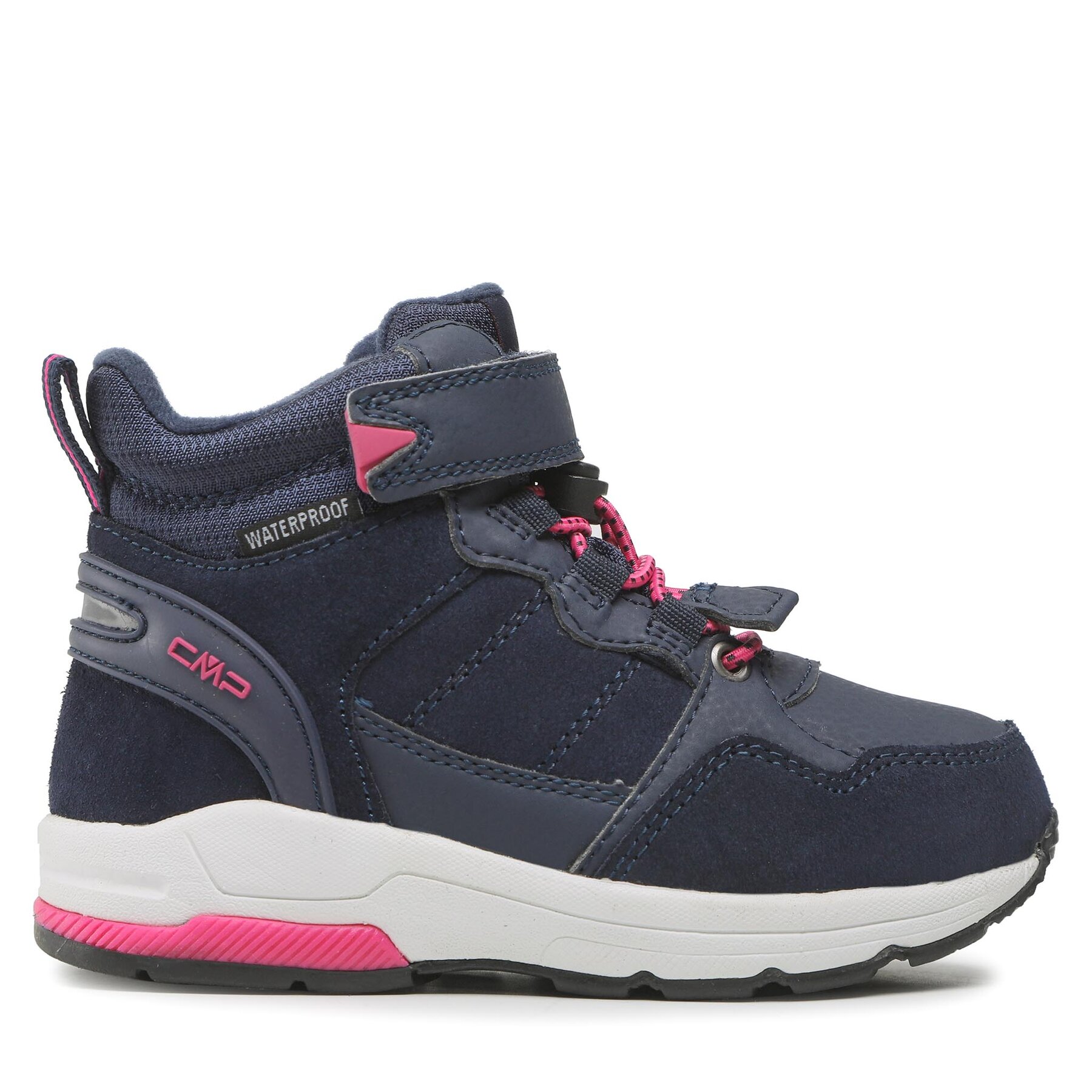 Laisvalaikio batai CMP Kids Hadil Leather Wp Urban Shoes 3Q84524 Tamsiai mėlyna
