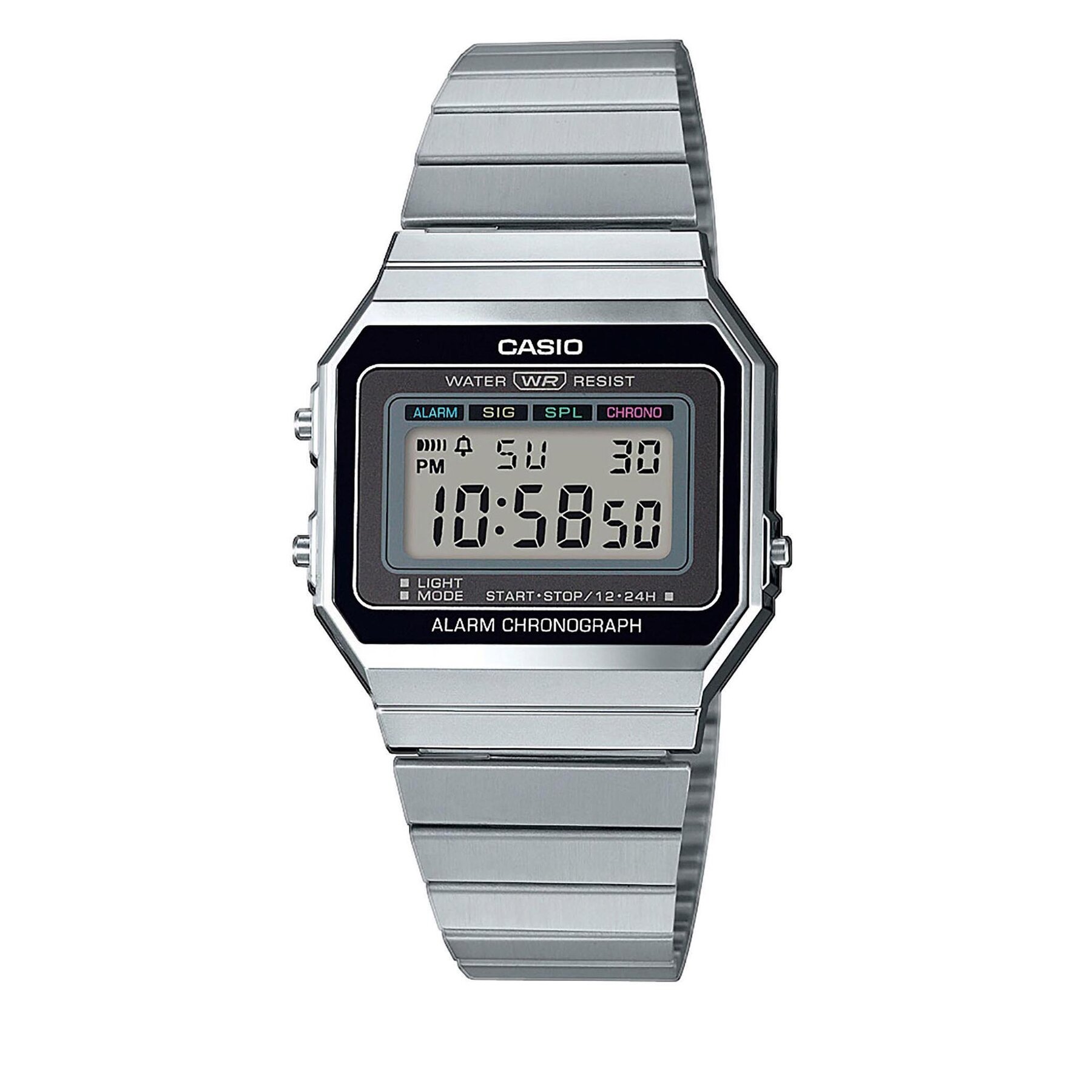 Casio Ρολόι Casio Vintage A700WE-1AEF Ασημί