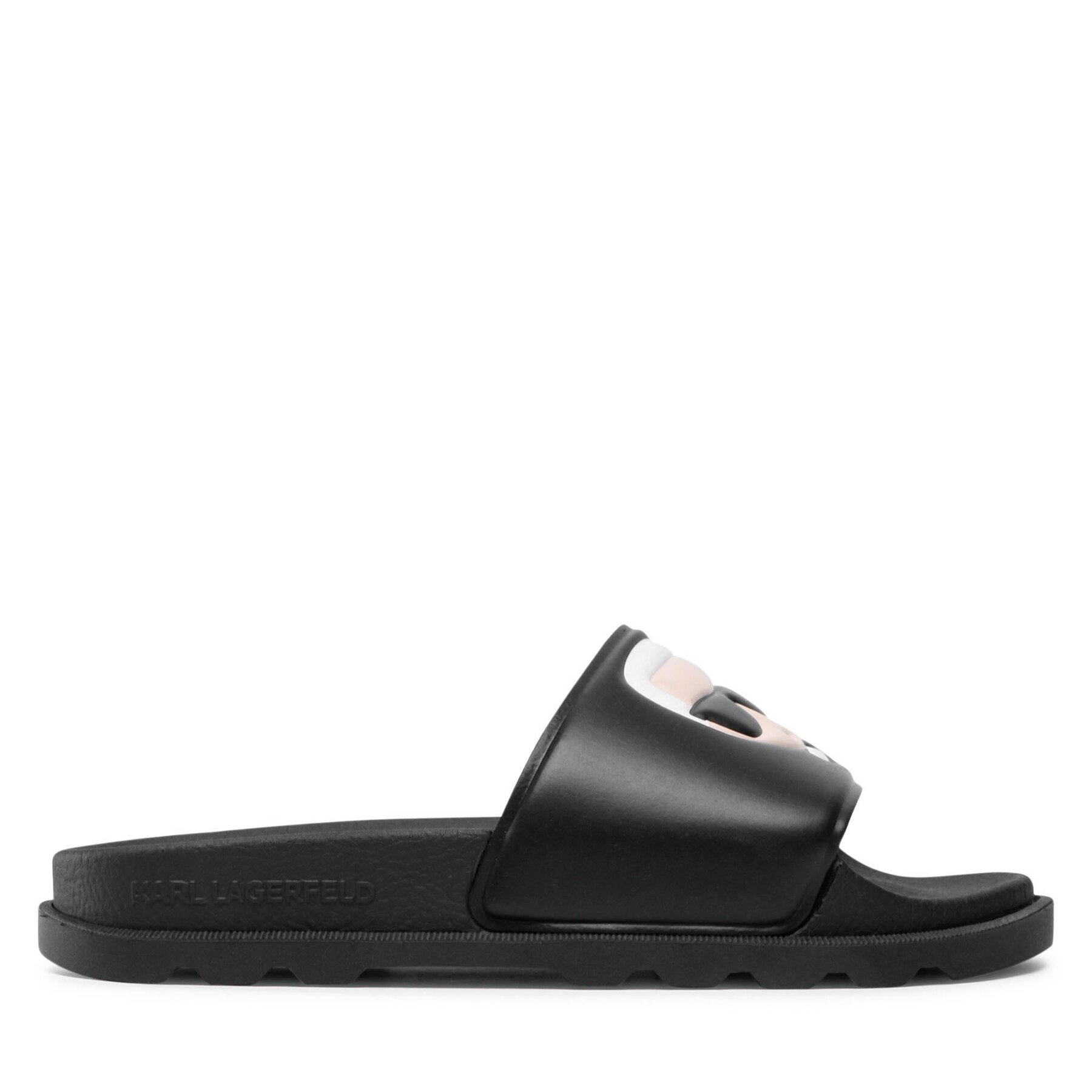 Damskie Klapki KARL LAGERFELD, Rozmiar 39 Czarny KL80975
