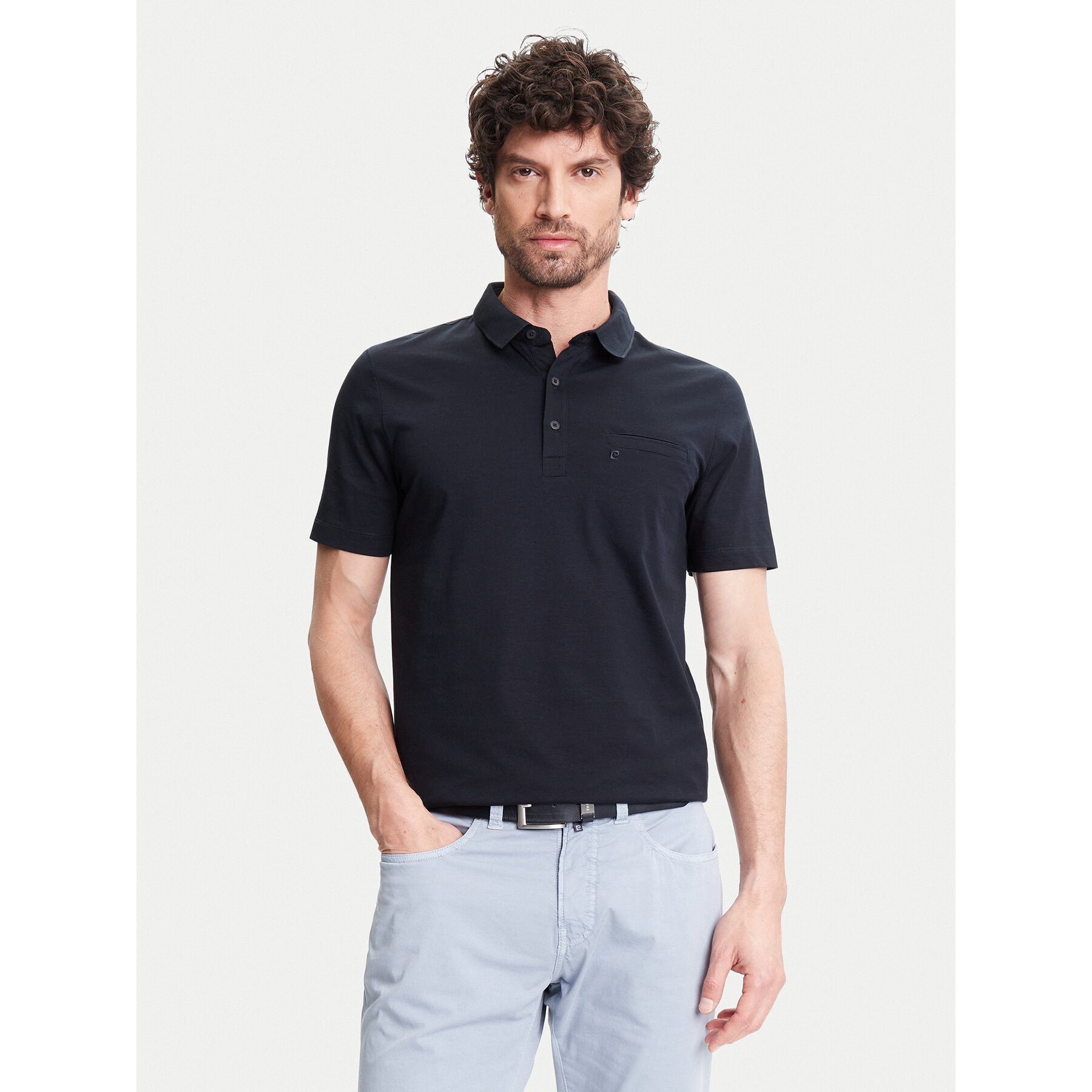 Pierre Cardin Polo C5 21514.2122 Σκούρο μπλε Regular Fit