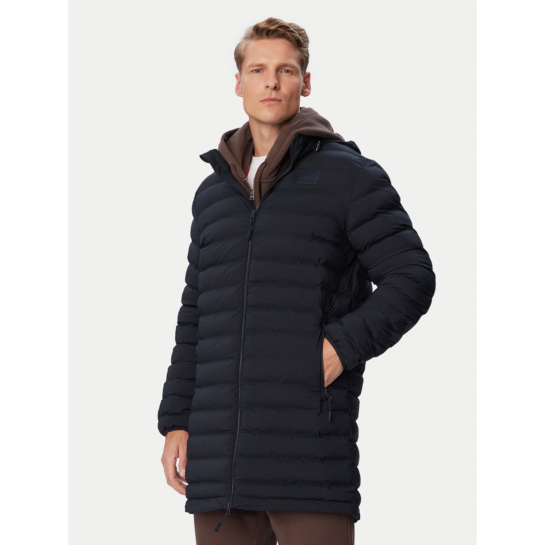 EA7 Emporio Armani Übergangsjacke 7M002385 AF15953 UB102 Dunkelblau Slim Fit