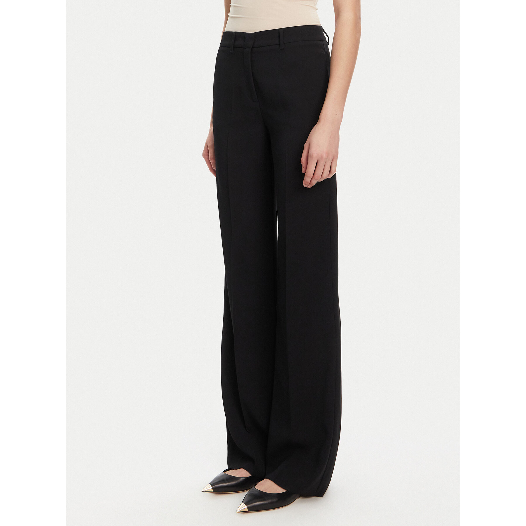 Marella Palazzohose Pascia 2523136053 Schwarz Wide Leg