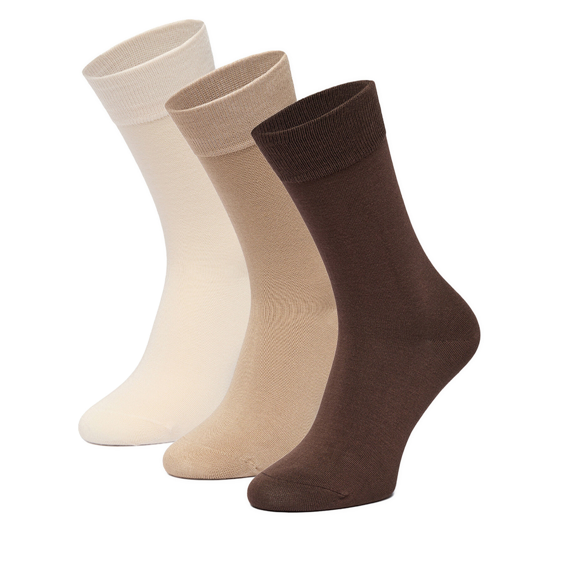 Дълги чорапи GINO ROSSI CEO_AS_GR_01_W_AW26 (3-PACK). Бежов