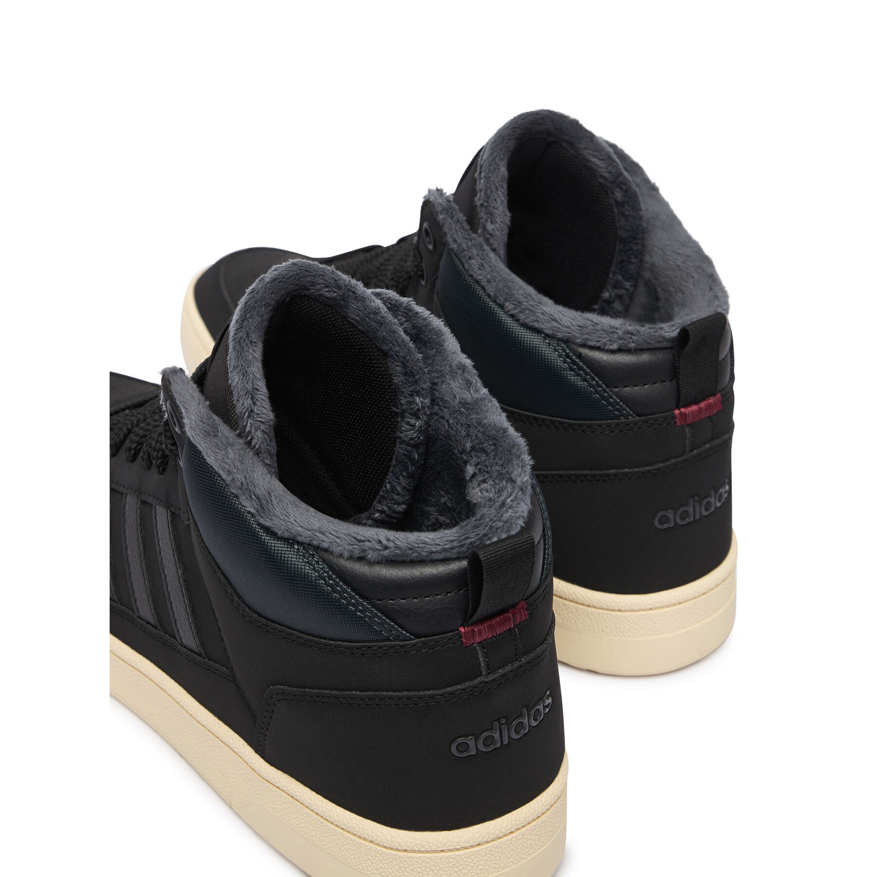 Сникърси adidas Rapid Court Mid Winterized Shoes JR1026 Черен