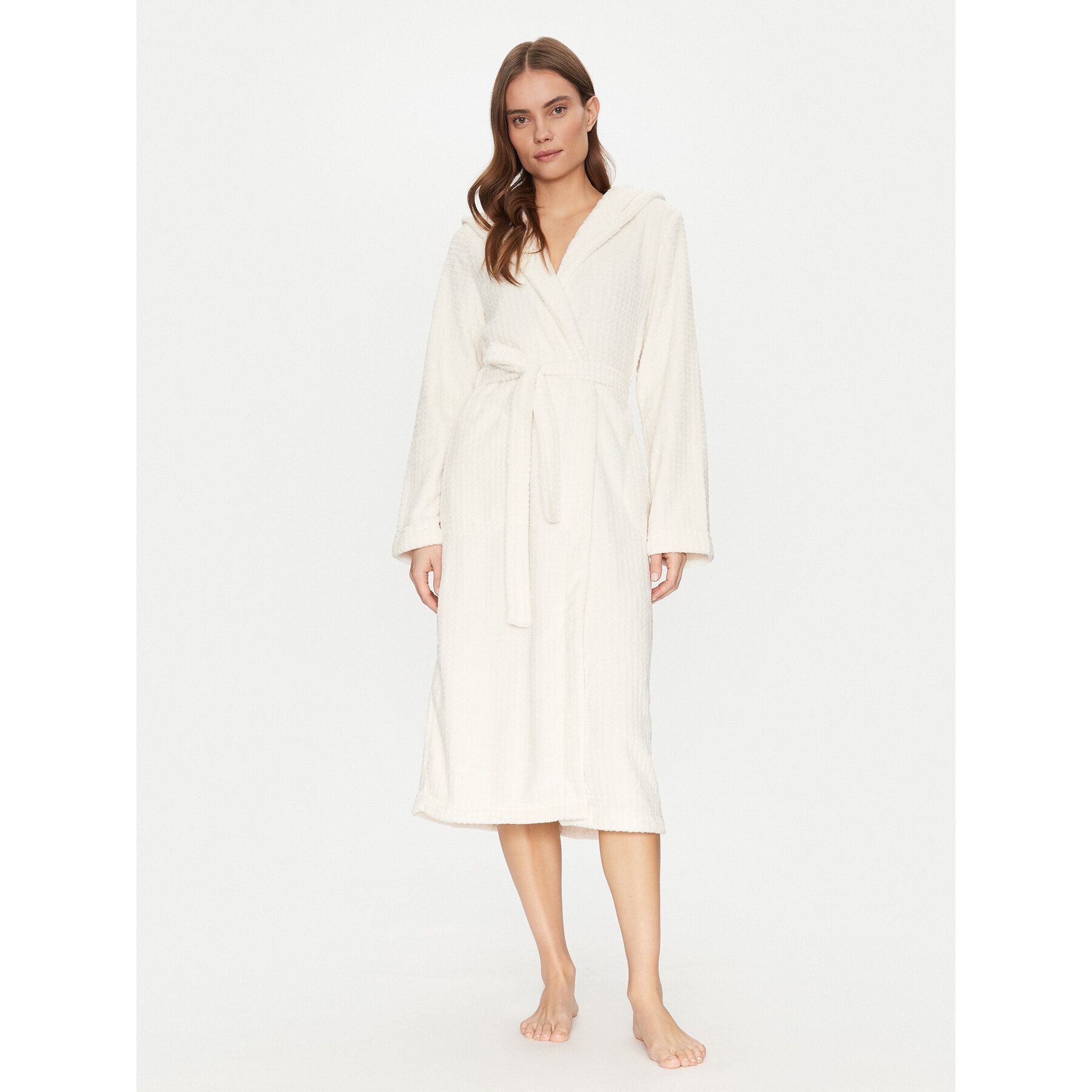 Hunkemöller Köntös Waffle 301439 Fehér