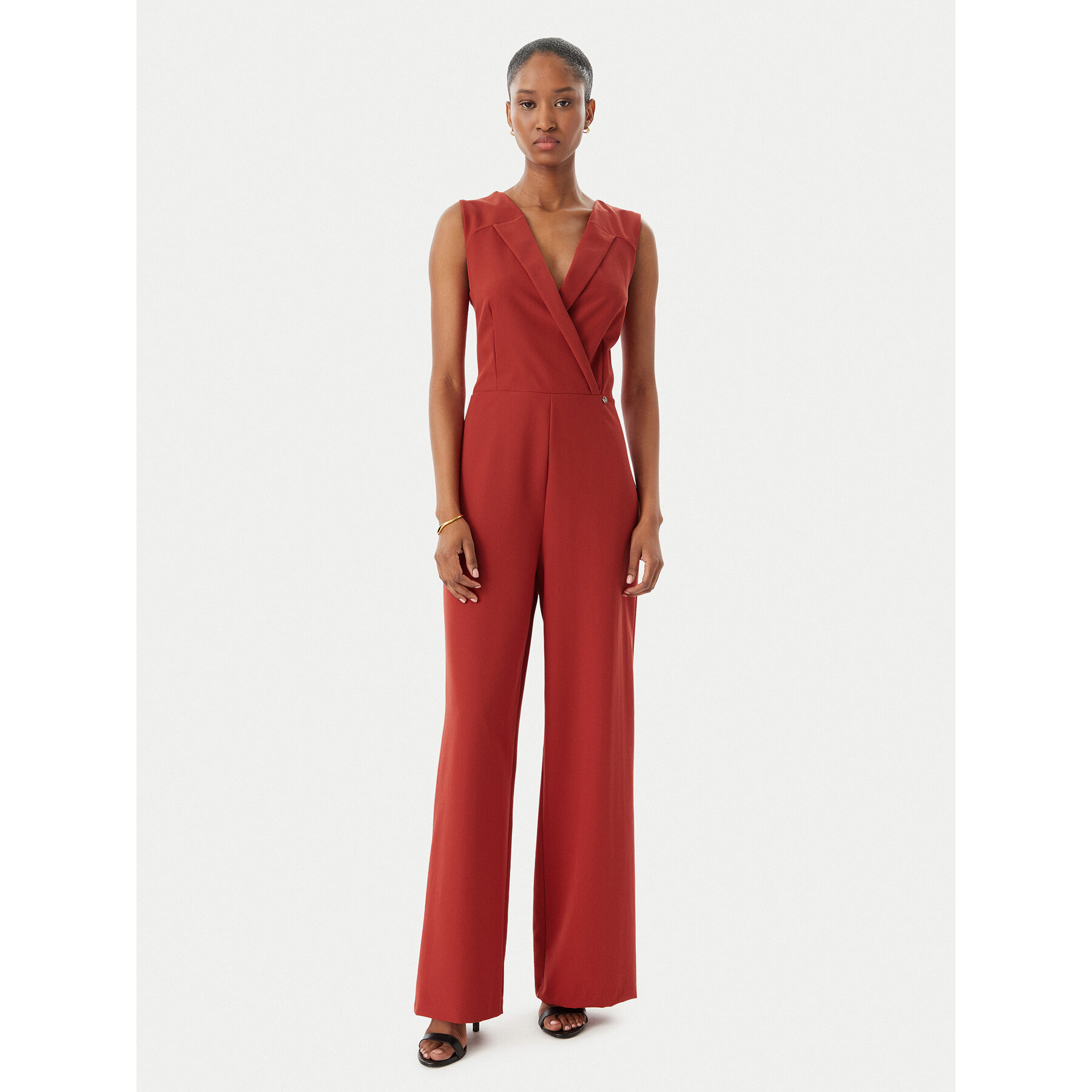 Rinascimento Jumpsuit CFC0123735003 Kupferfarben Regular Fit