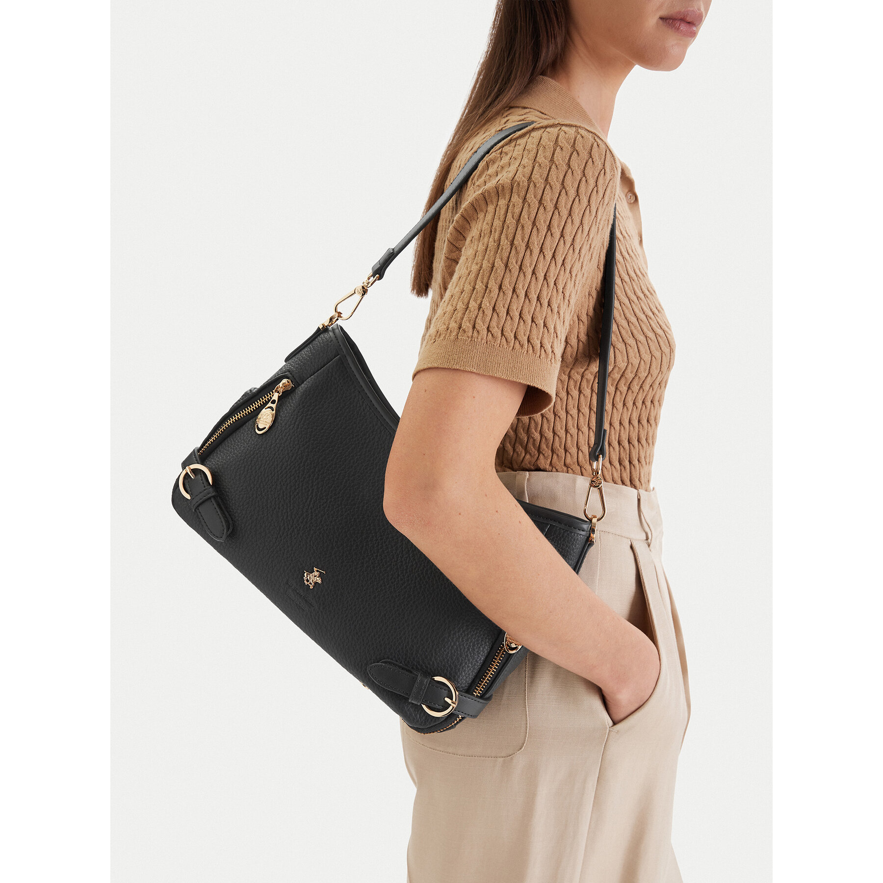 Geantă Beverly Hills Polo Club CEO-BHPC-C-011-09 Negru