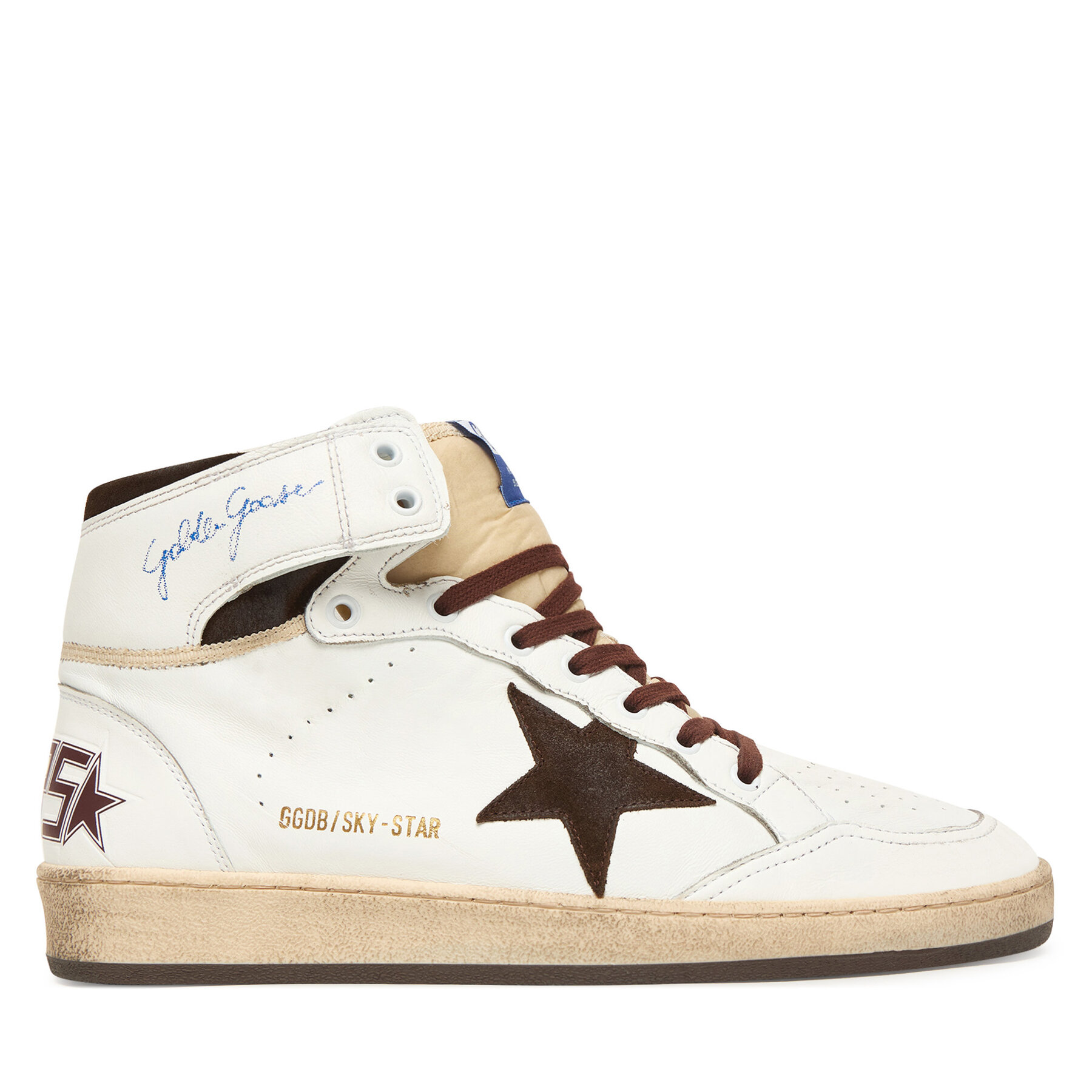 Sneakers Golden Goose Sky Star GMF00230.F004005.11362 Alb