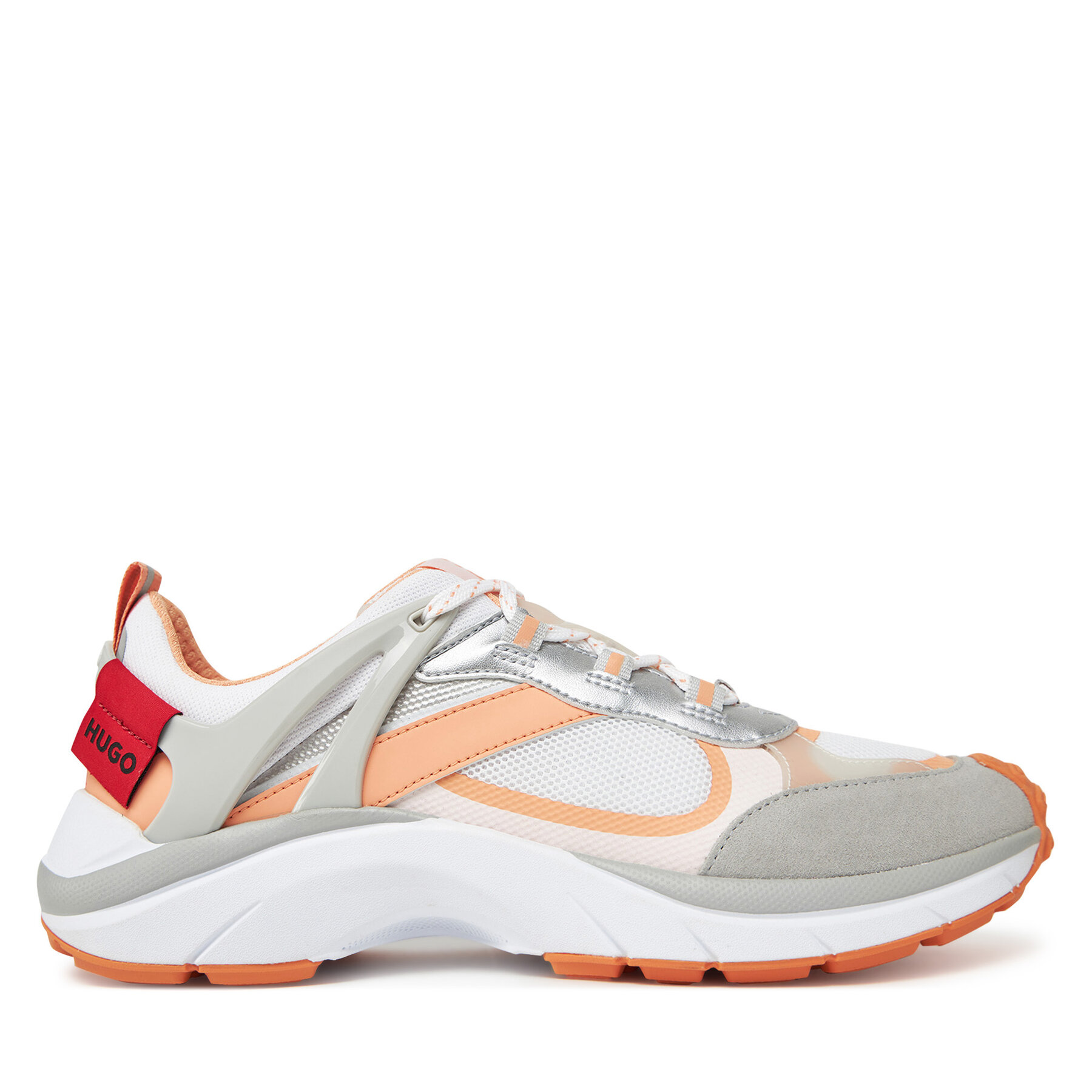 Sneakersy HUGO 50541579 Biela