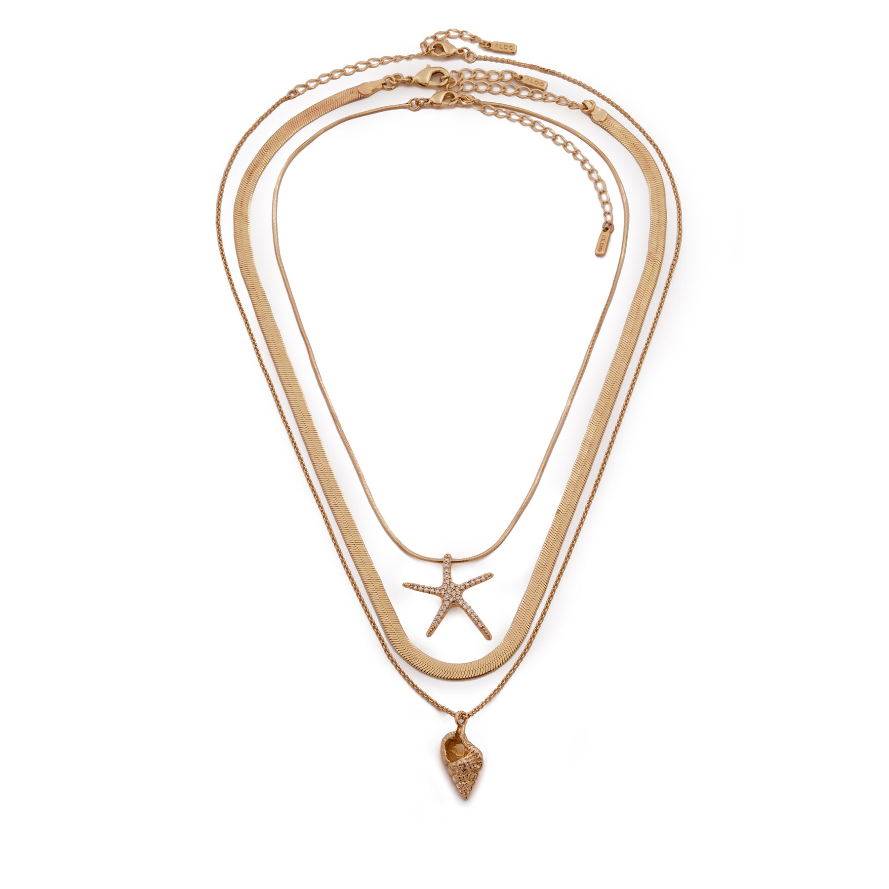 Set 3 coliere Aldo Seascharms 13995007 Auriu