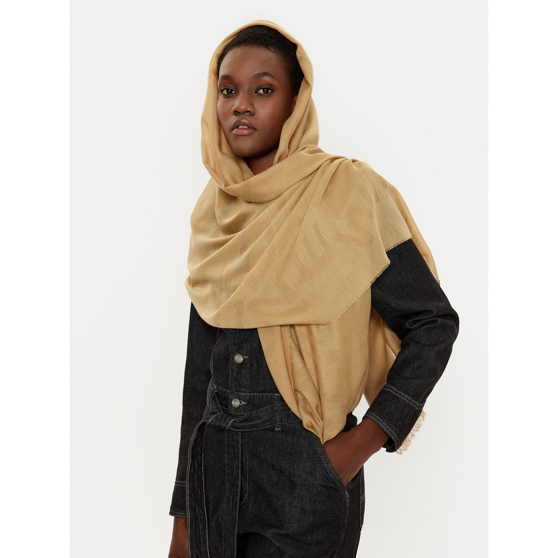 Šál Weekend Max Mara Classe 2515541074600 Hnedá