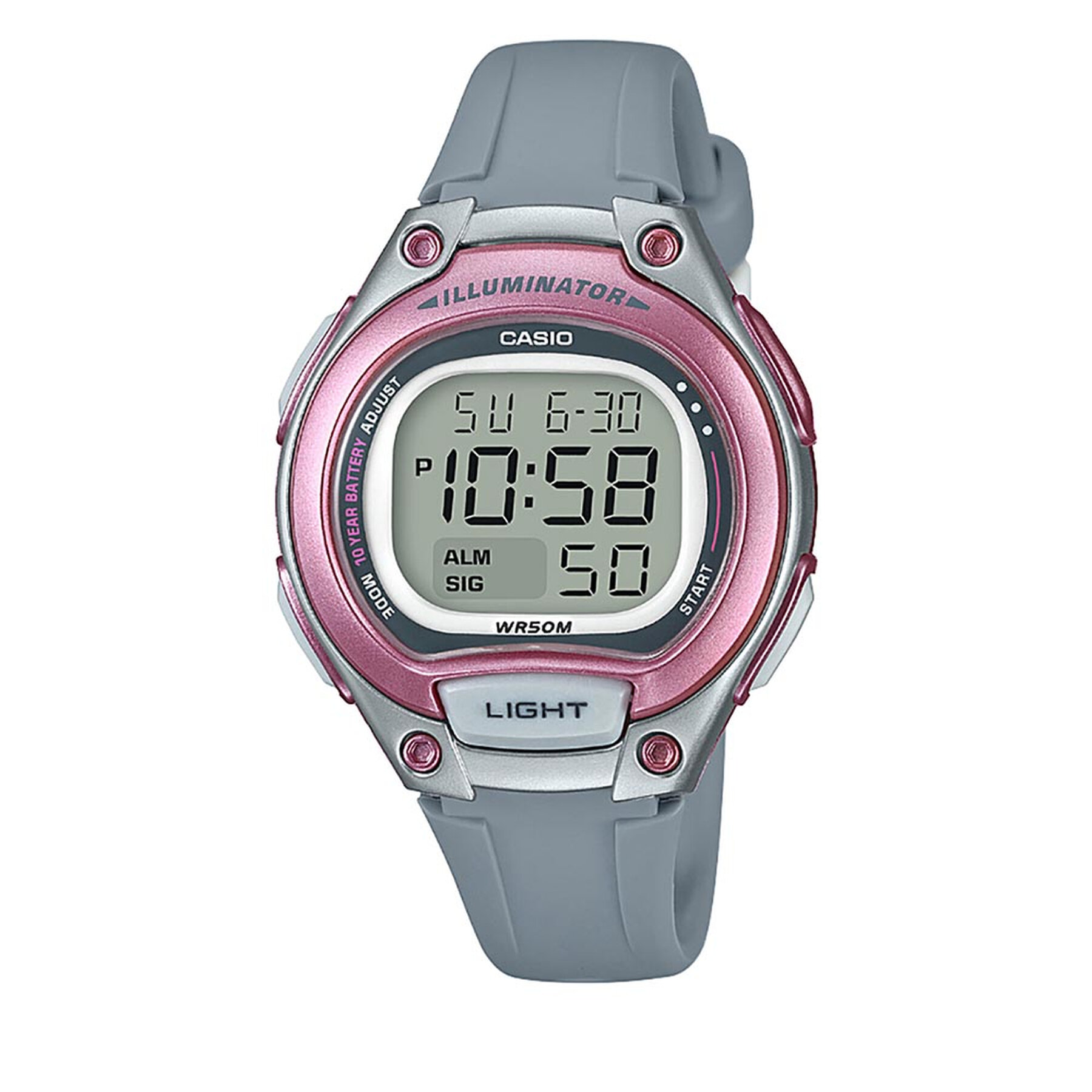 

Годинник Casio LW-203-8AVEF Grey/Pink, Сірий
