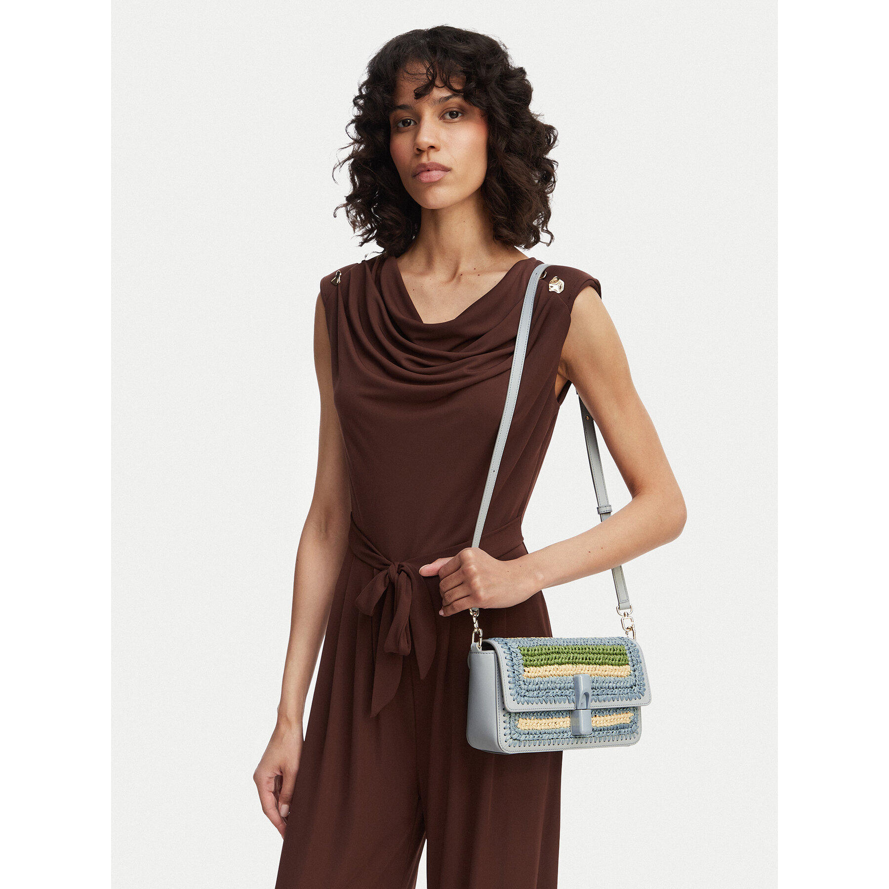 Geantă Furla Iride S WB01826 BX4447 CN 4500S Albastru deschis