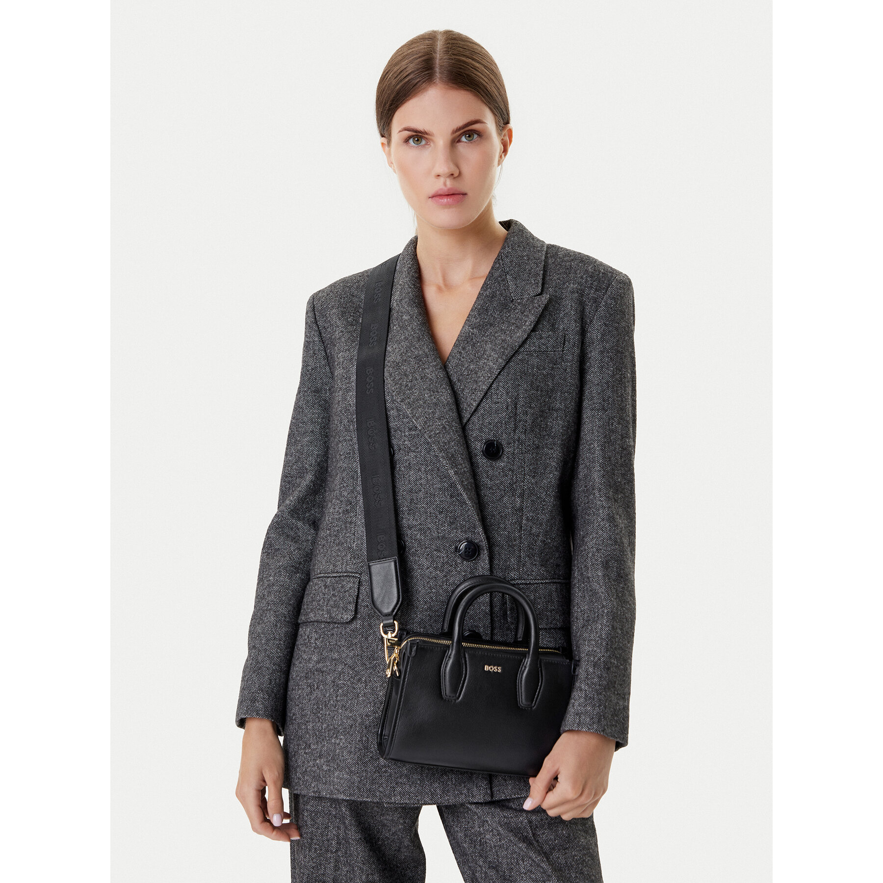 Torbica BOSS Sandy SM 50547766 Crna