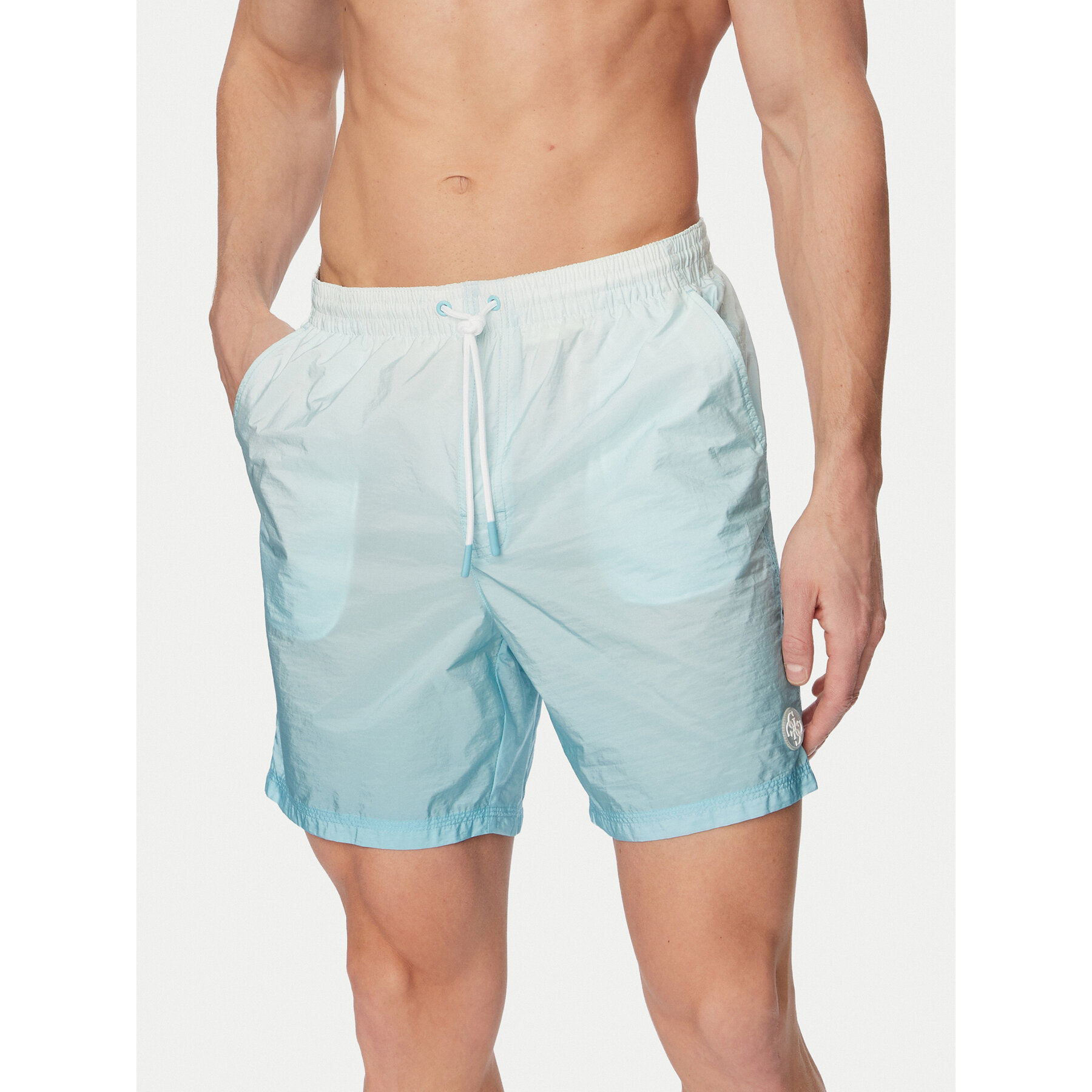 Guess Badeshorts F6GT19 WN172 Türkisfarben Regular Fit