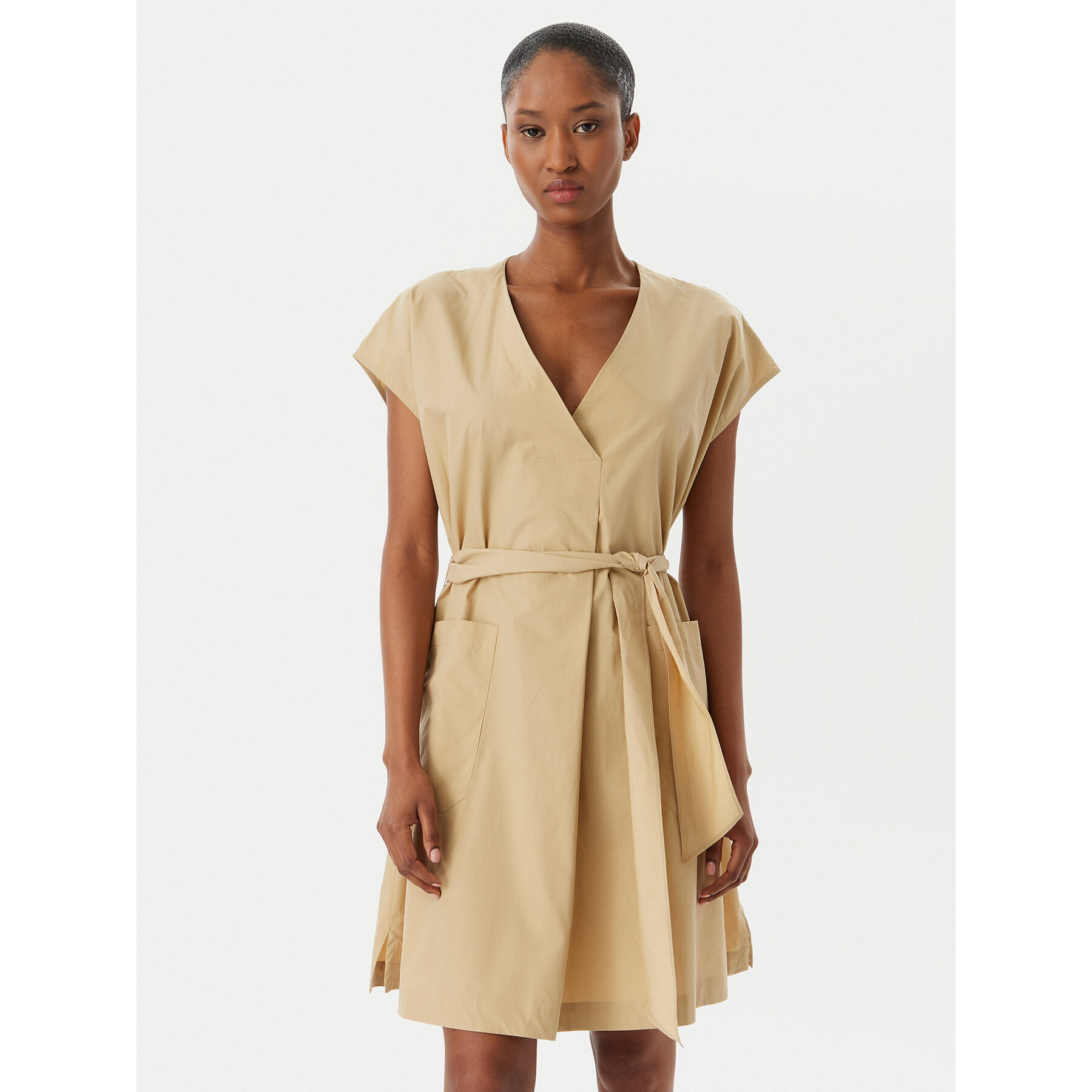 Weekend Max Mara Kleid für den Alltag Mitico 2515221132 Beige Regular Fit