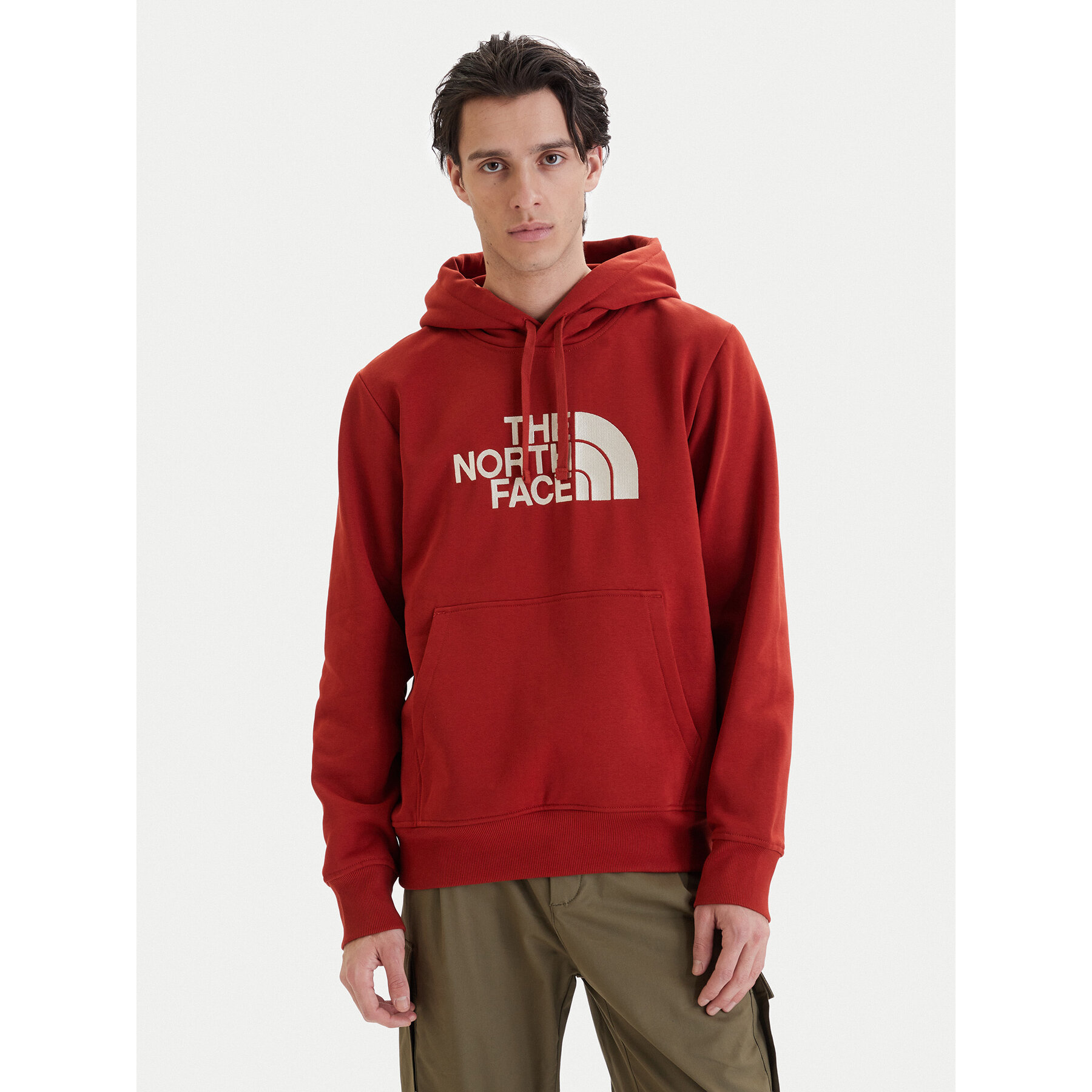 The North Face Sweatshirt Drew Peak NF0A89EM Dunkelrot Regular Fit