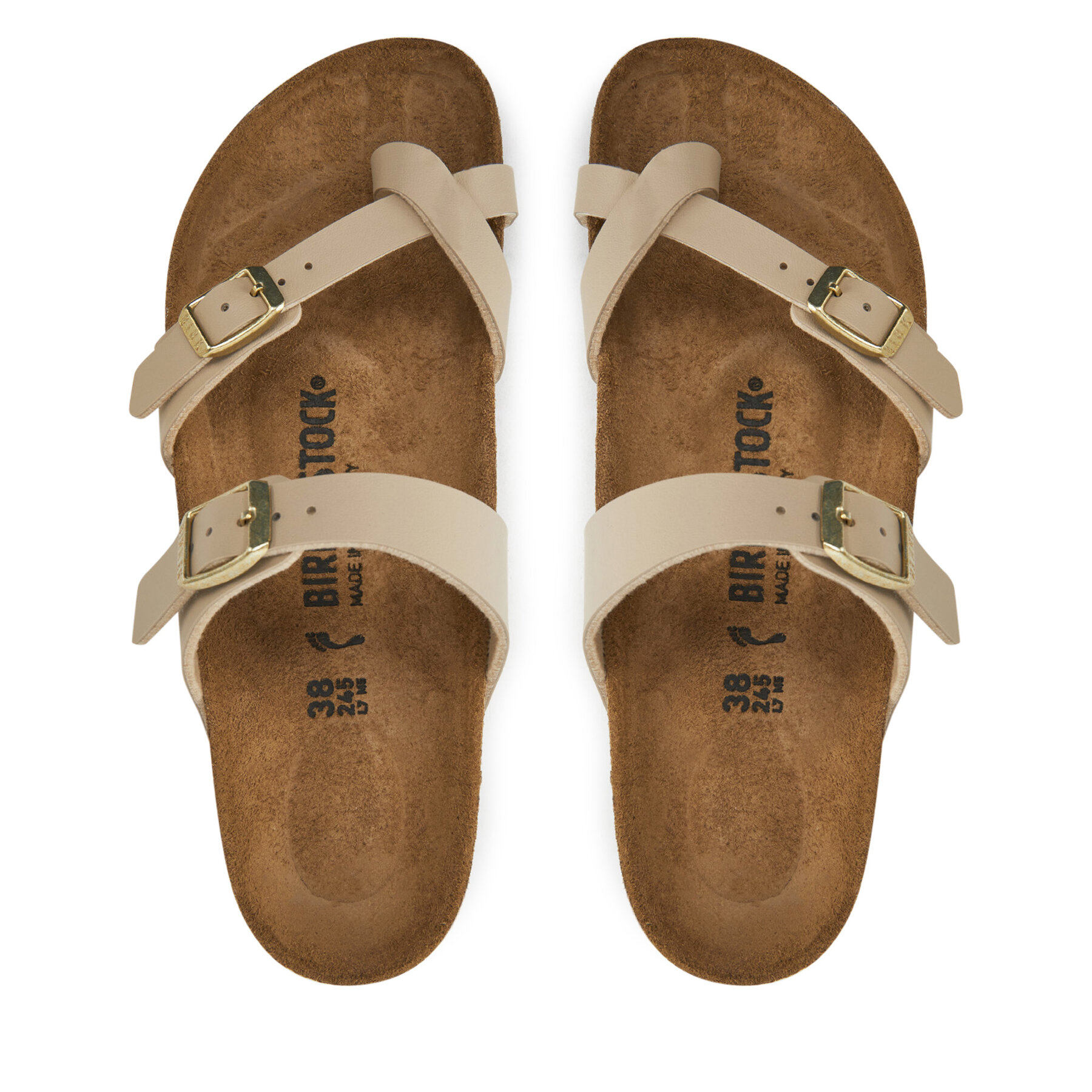 Damskie Japonki Birkenstock, Rozmiar 36, Beżowy Mayari 1029726