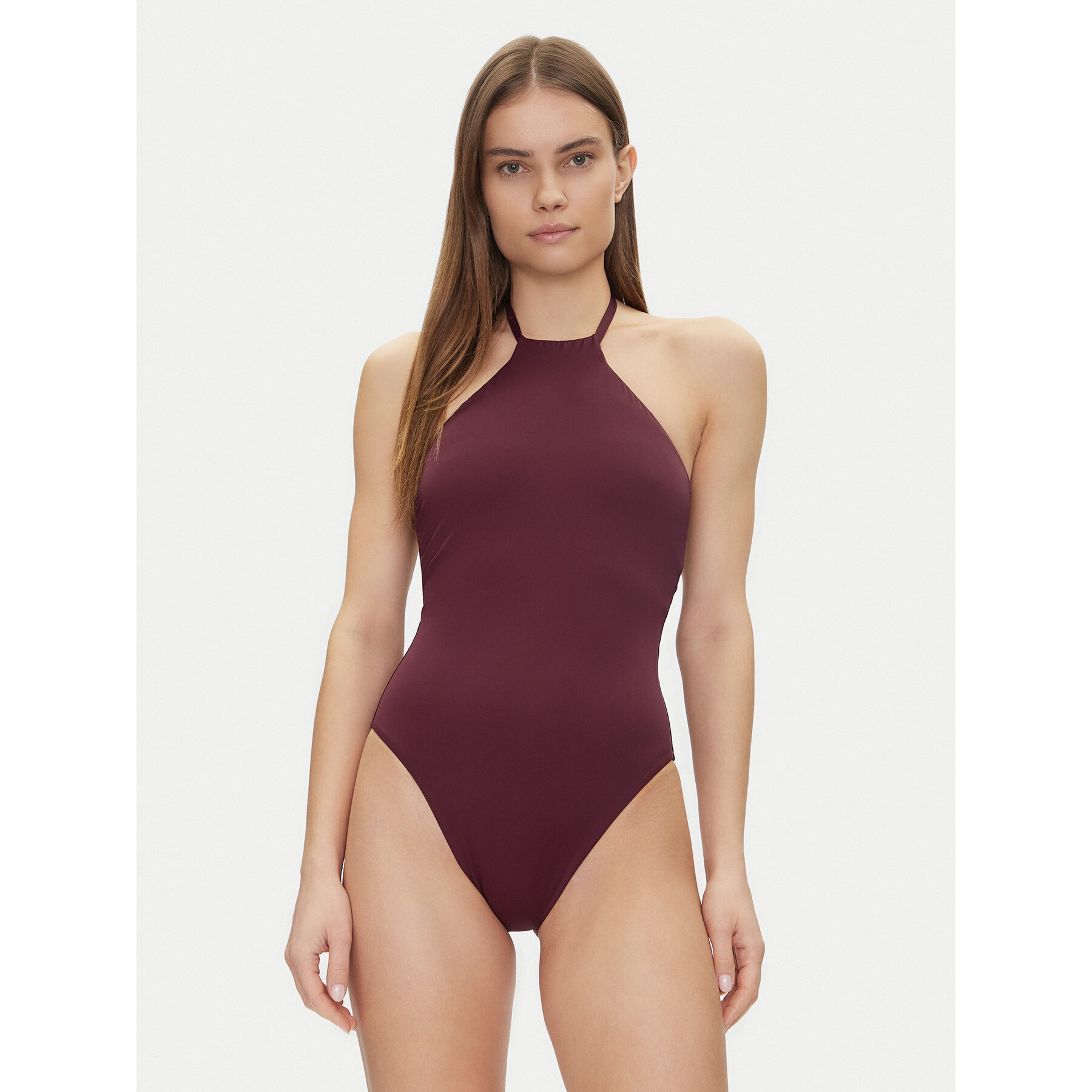 LAUREN RALPH LAUREN Badeanzug 20501264 Dunkelrot