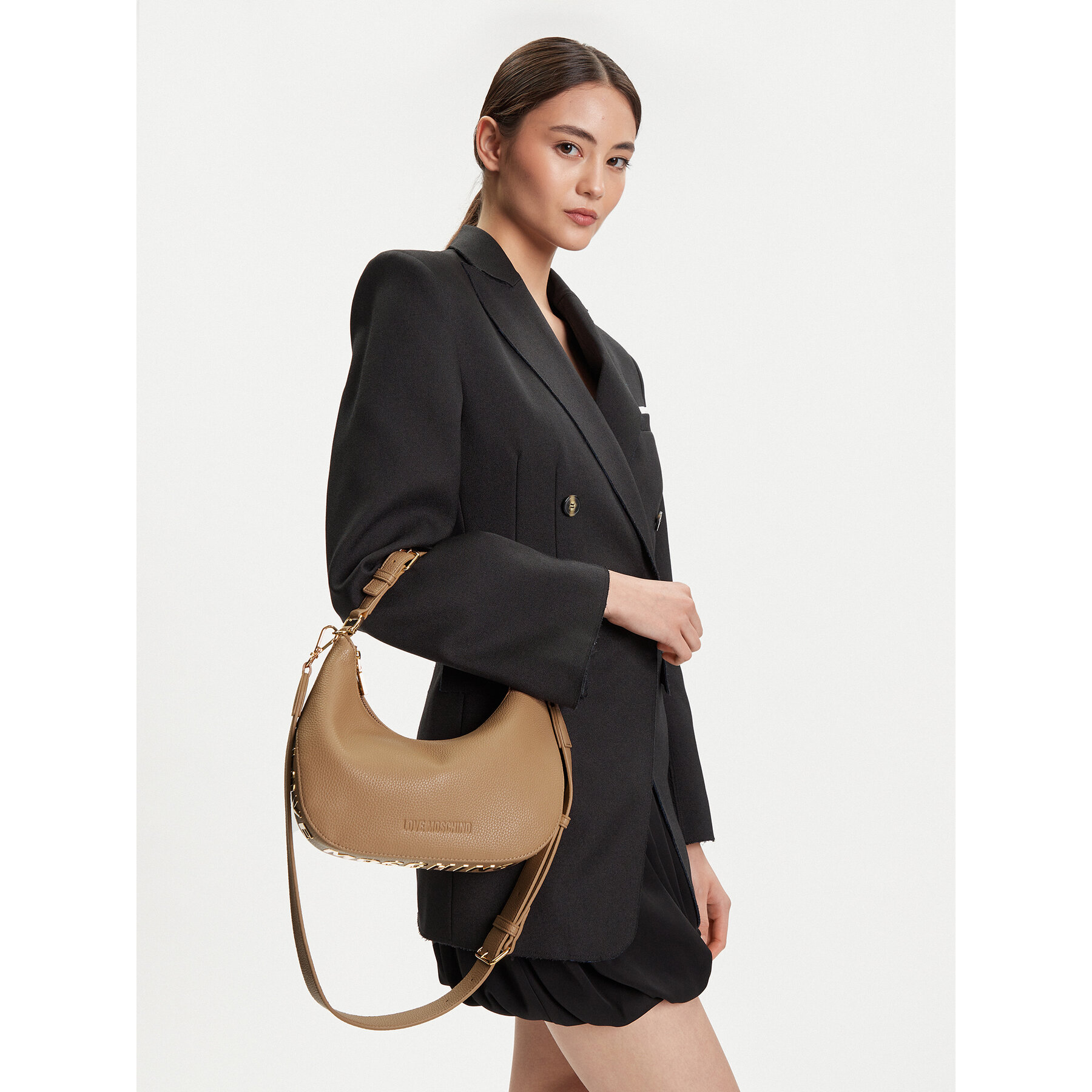 Дамска чанта LOVE MOSCHINO JC4018PP1NLT0104 Бежов