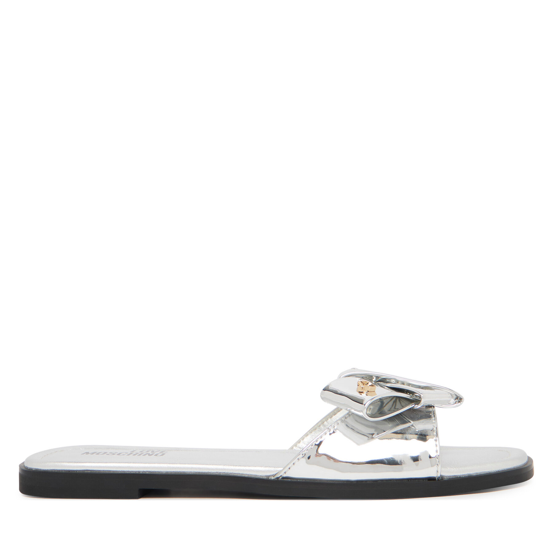 LOVE MOSCHINO Παντόφλες LOVE MOSCHINO JA28142G0OJE090B Ασημί