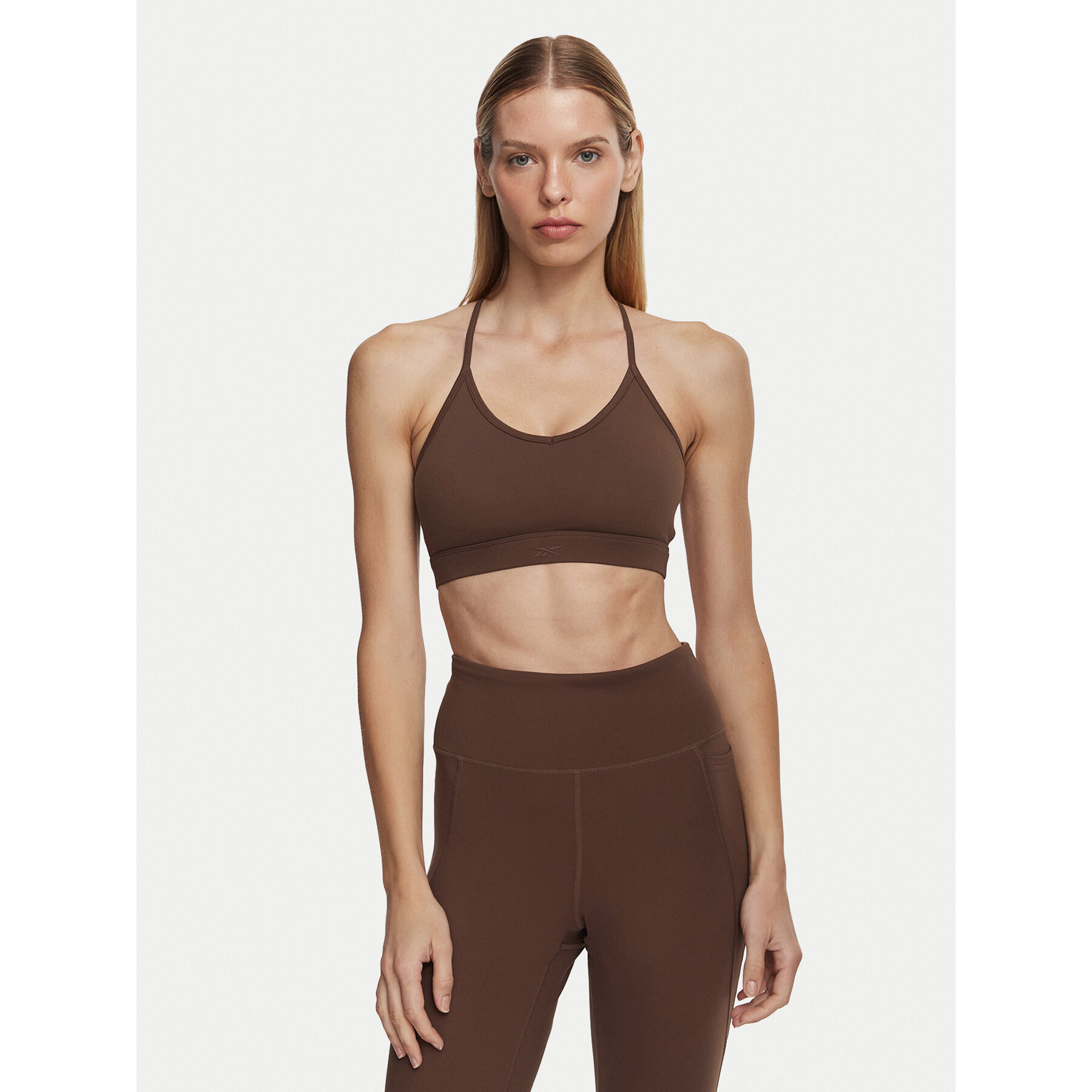 Reebok Sportski grudnjak Reebok X Ewa Chodakowska Emma RK25974CCW Smeđa