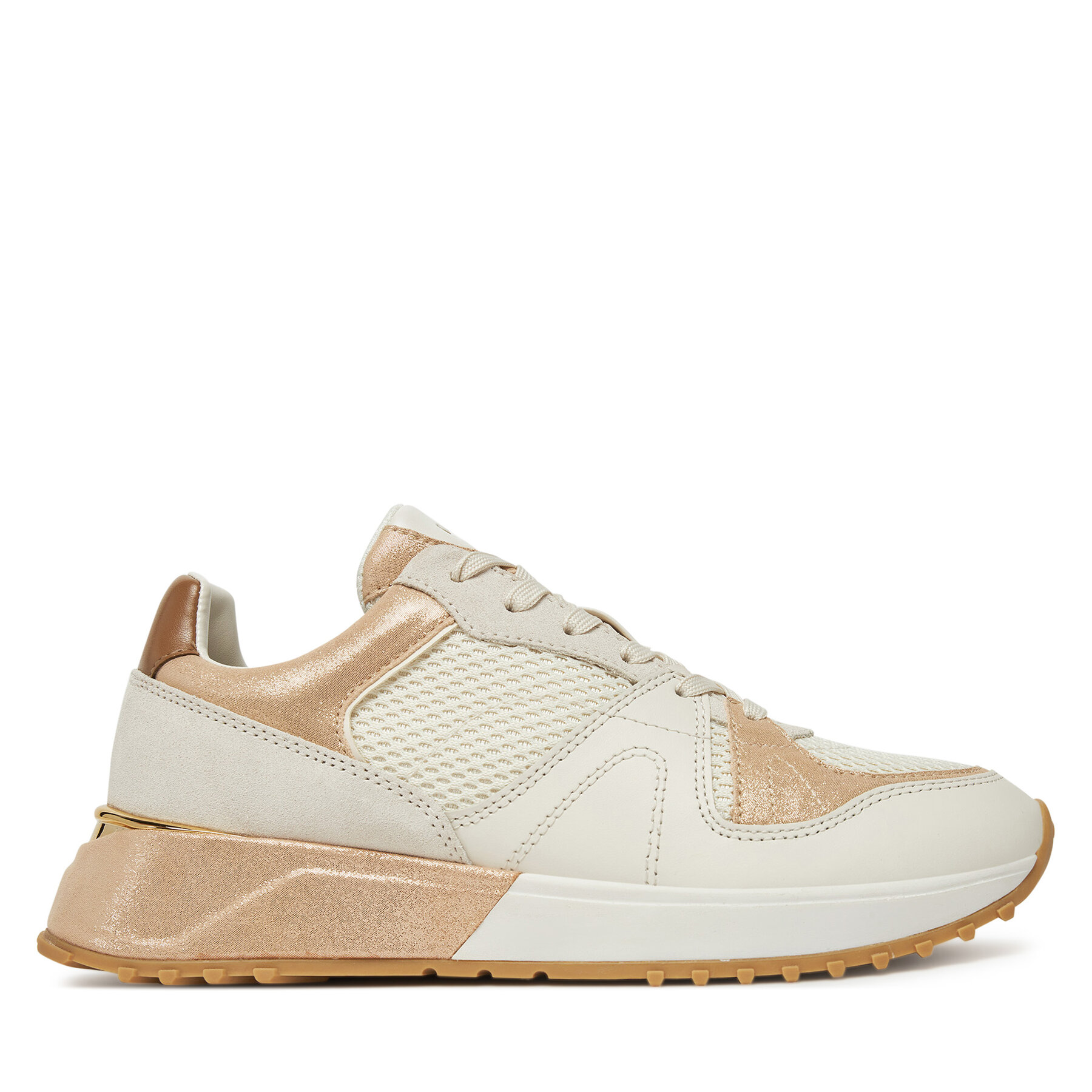 Sneakersy MICHAEL Michael Kors 43S5JMFS6L Écru