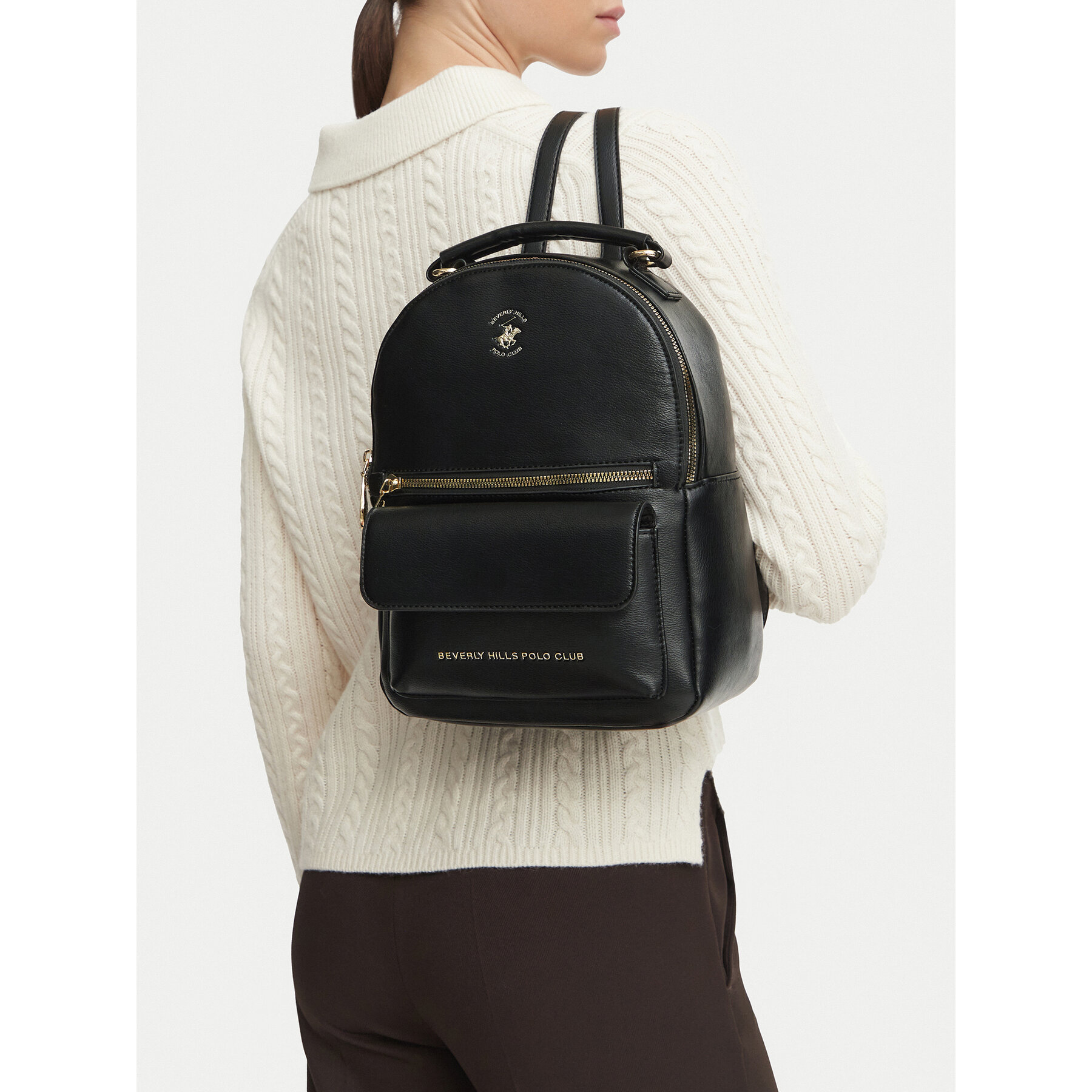 Раница Beverly Hills Polo Club BHPC-H-001-07 Черен
