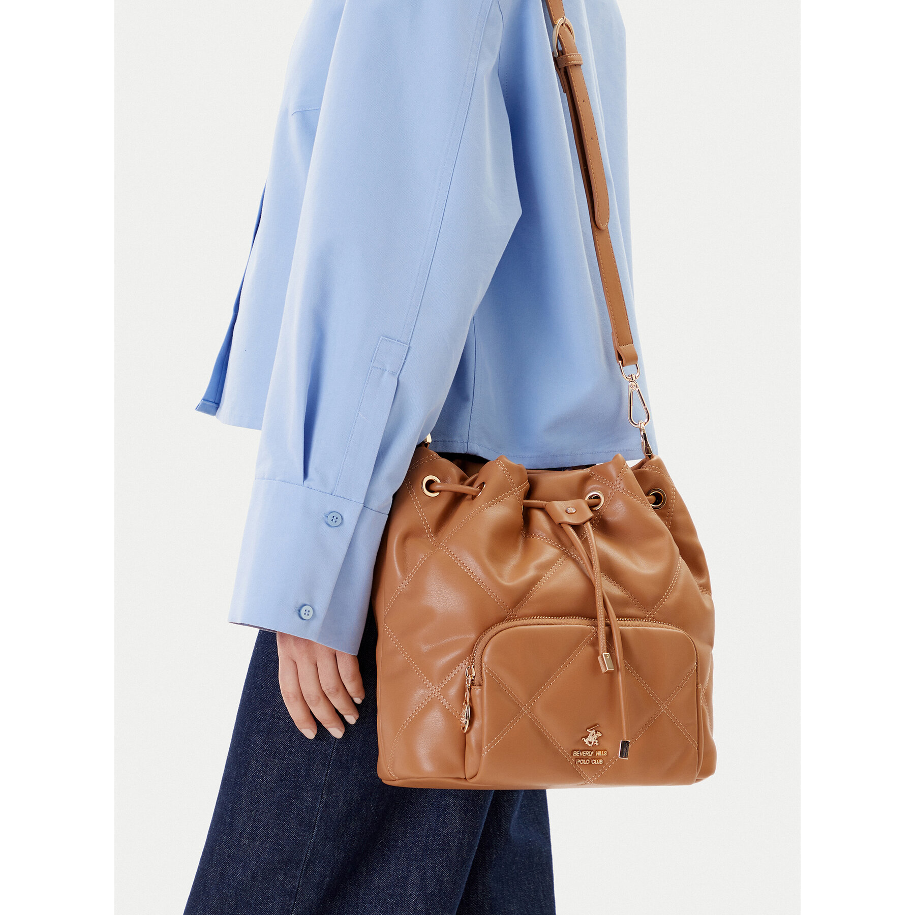 Дамска чанта Beverly Hills Polo Club CEO-BHPC-C-011-08 Бежов