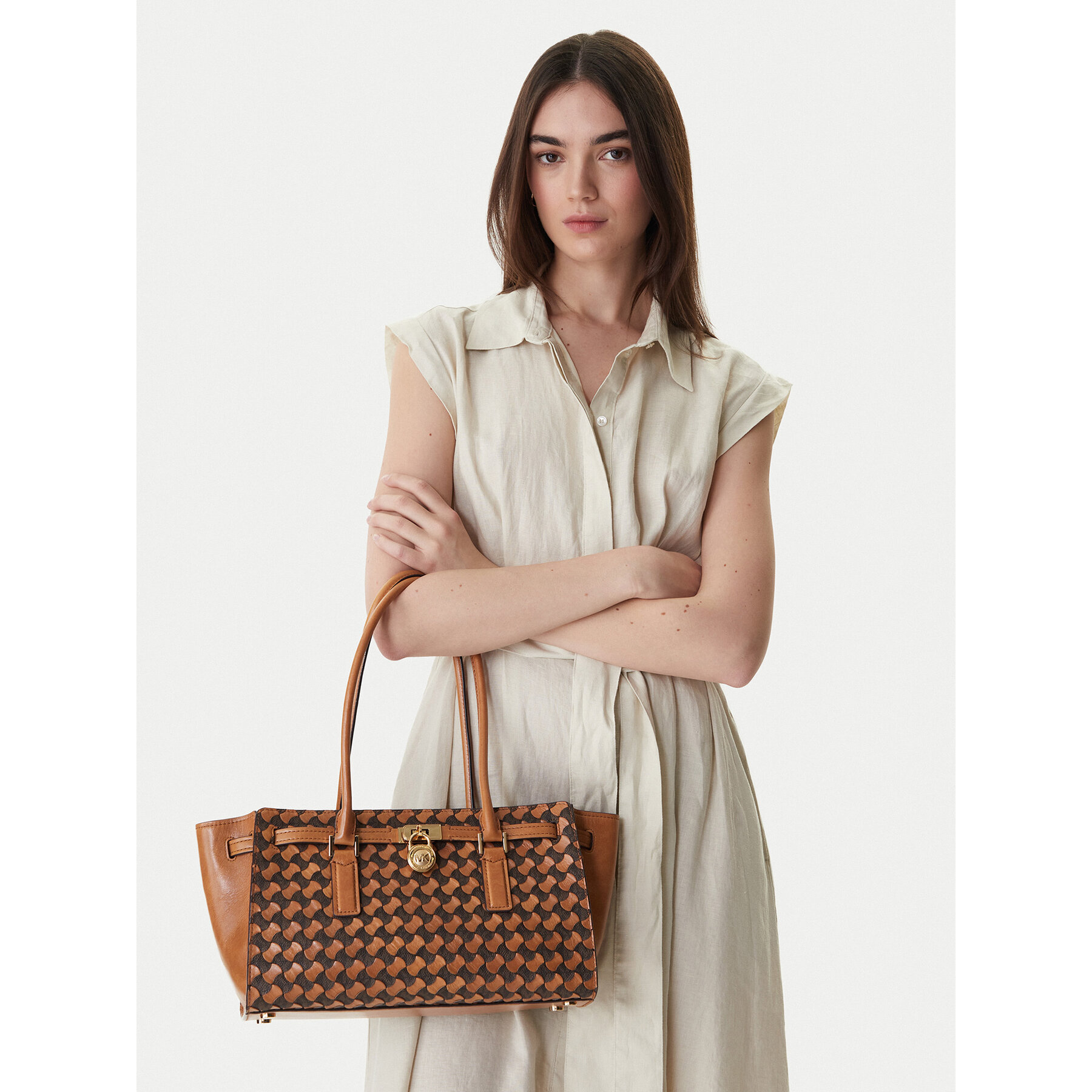 Torbica MICHAEL Michael Kors 30R6GNXT0T Smeđa