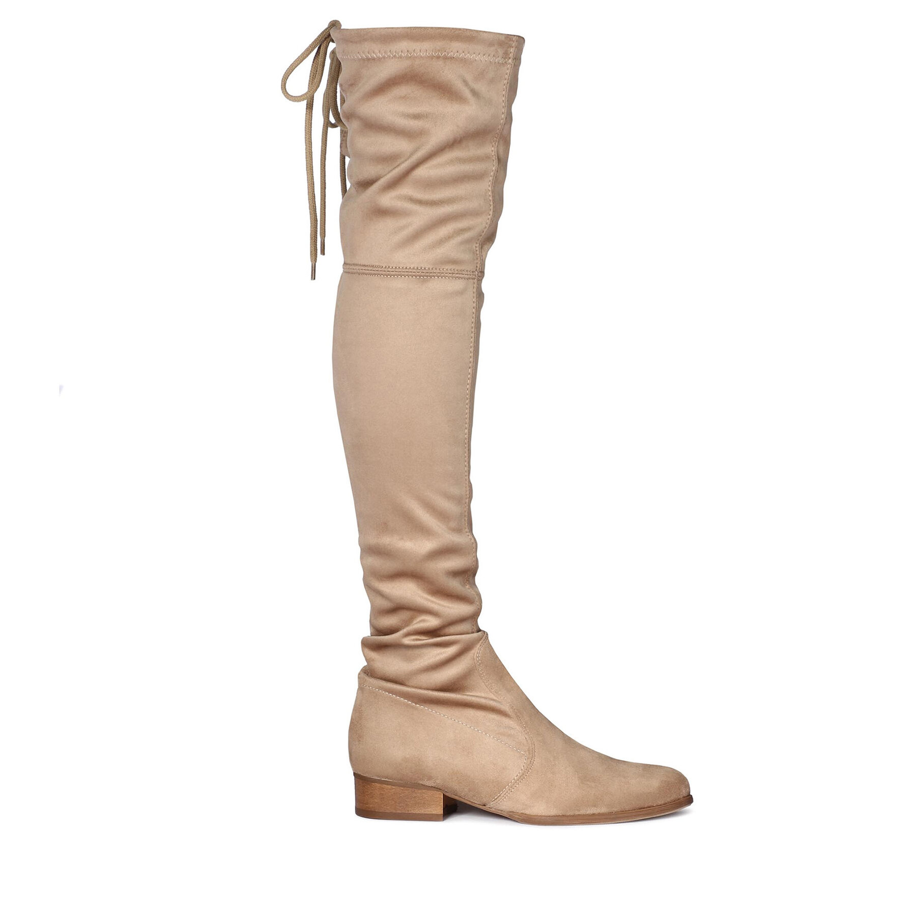 R.Polański Μπότες πάνω από το γόνατο R.Polański 0794 Μπεζ