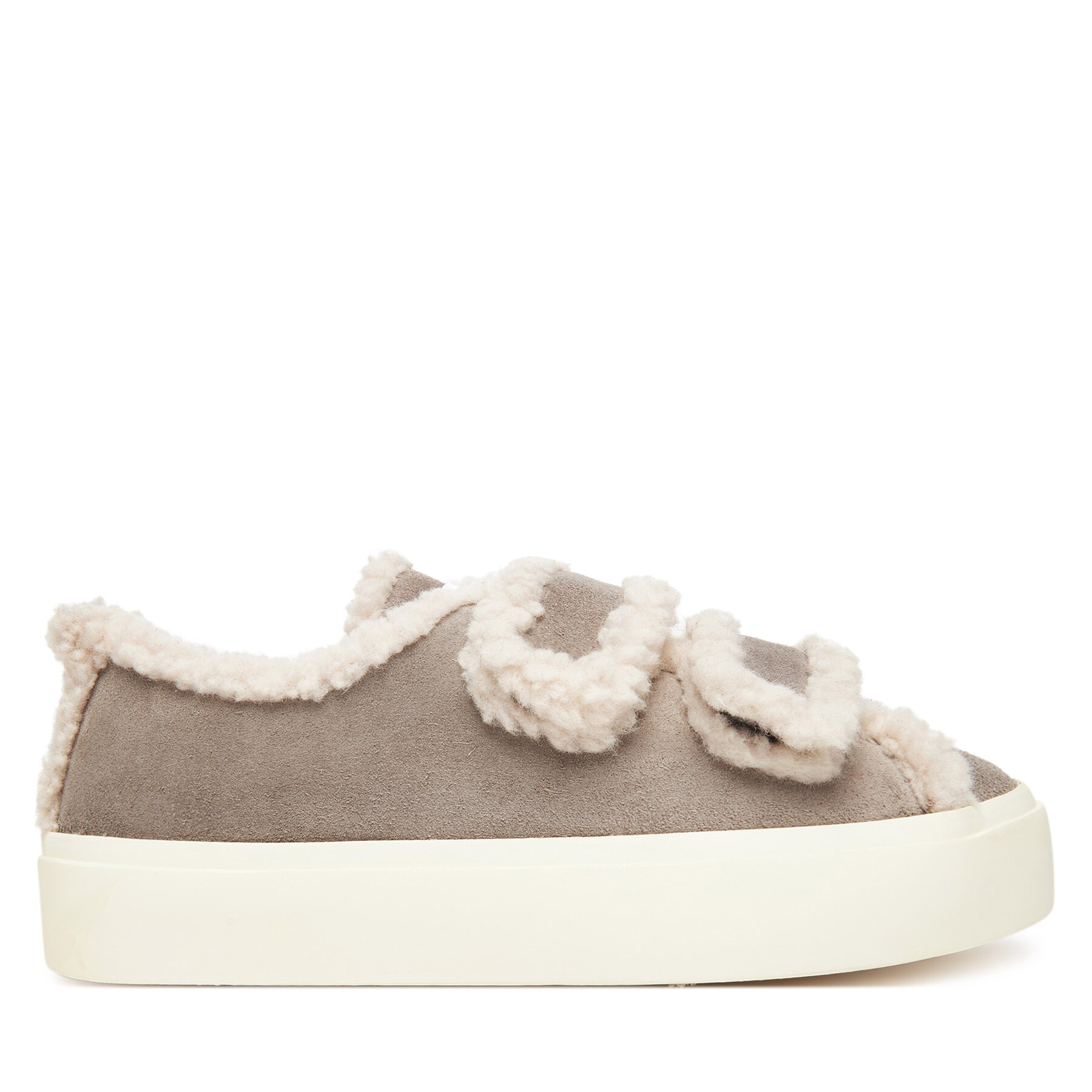 Inuikii Αθλητικά Inuikii Shearling Low Velcro 1001.001.0231 Γκρι