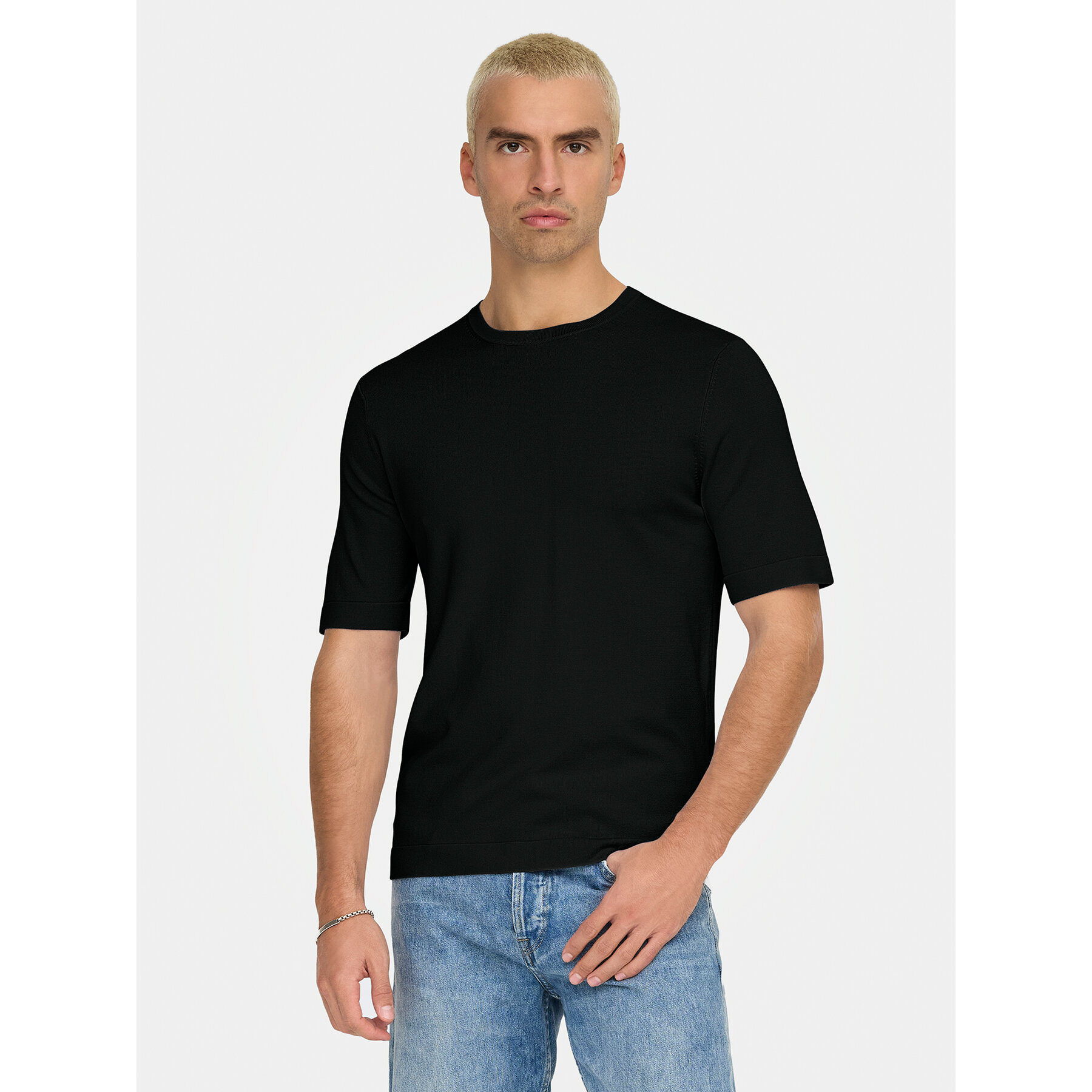 Only & Sons Póló Wyler 22022928 Fekete Regular Fit