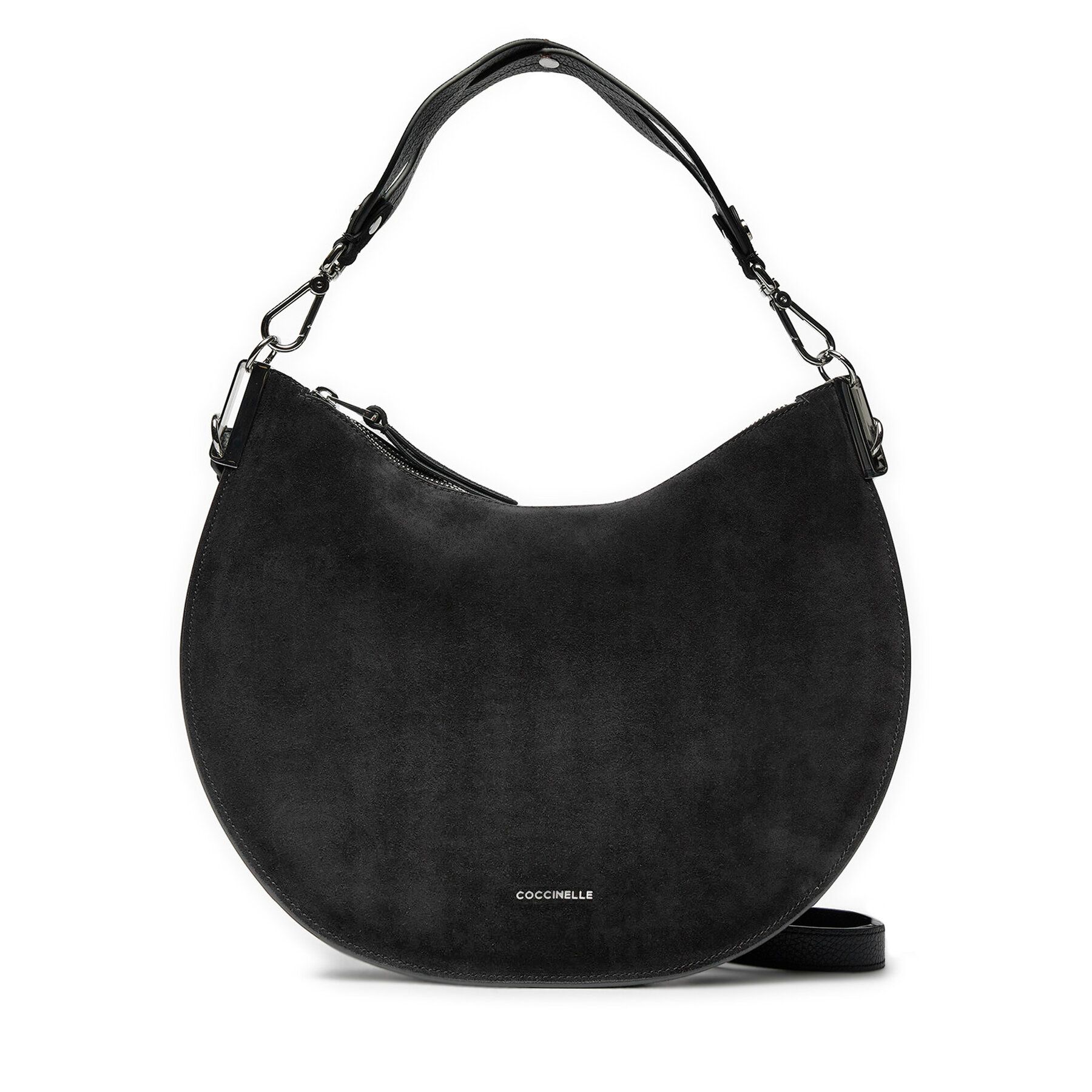 Bolso Coccinelle QKG Coccinellesunup Suede E1 QKG 13 02 01 Negro