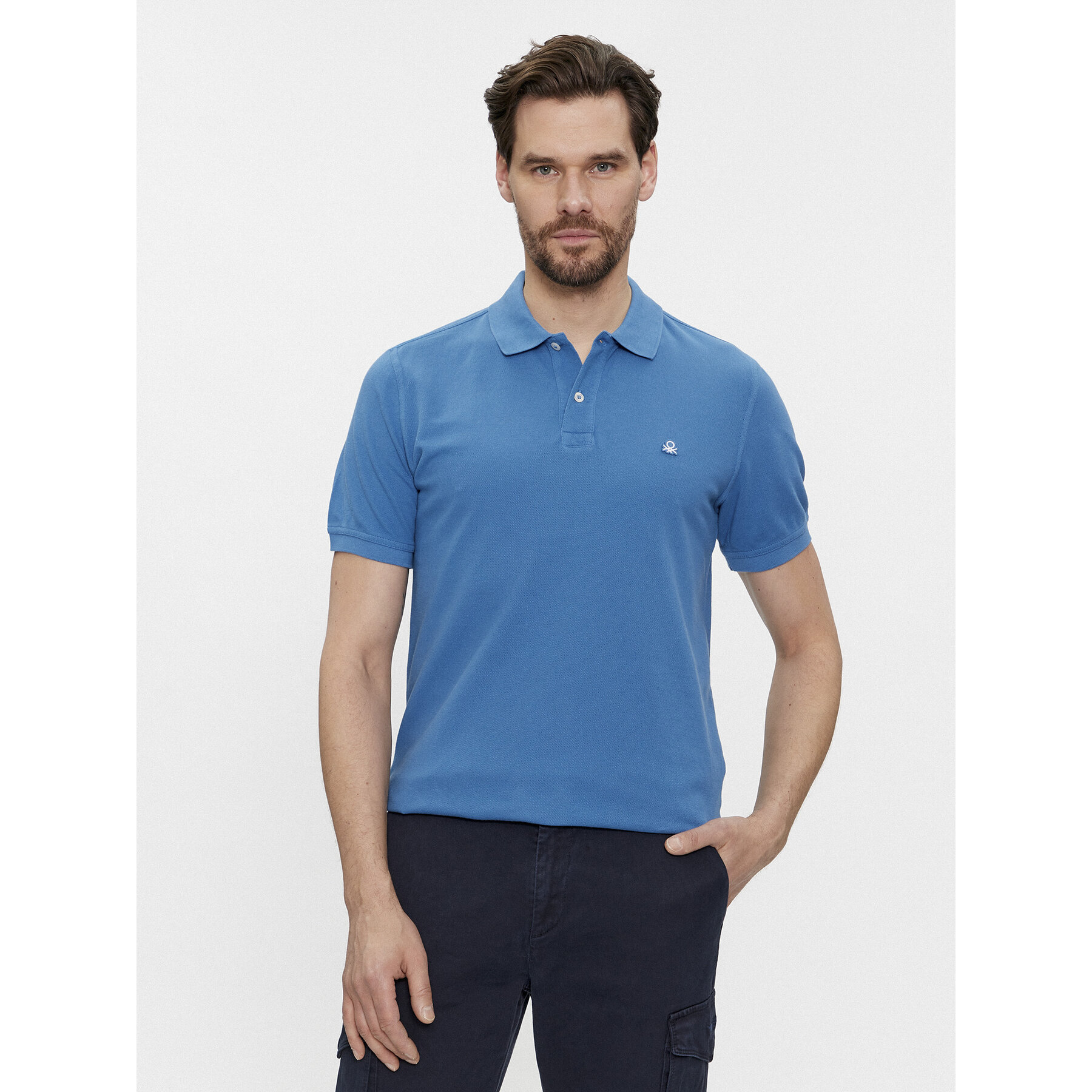 United Colors Of Benetton Poloshirt 3089J3179 Blau Regular Fit