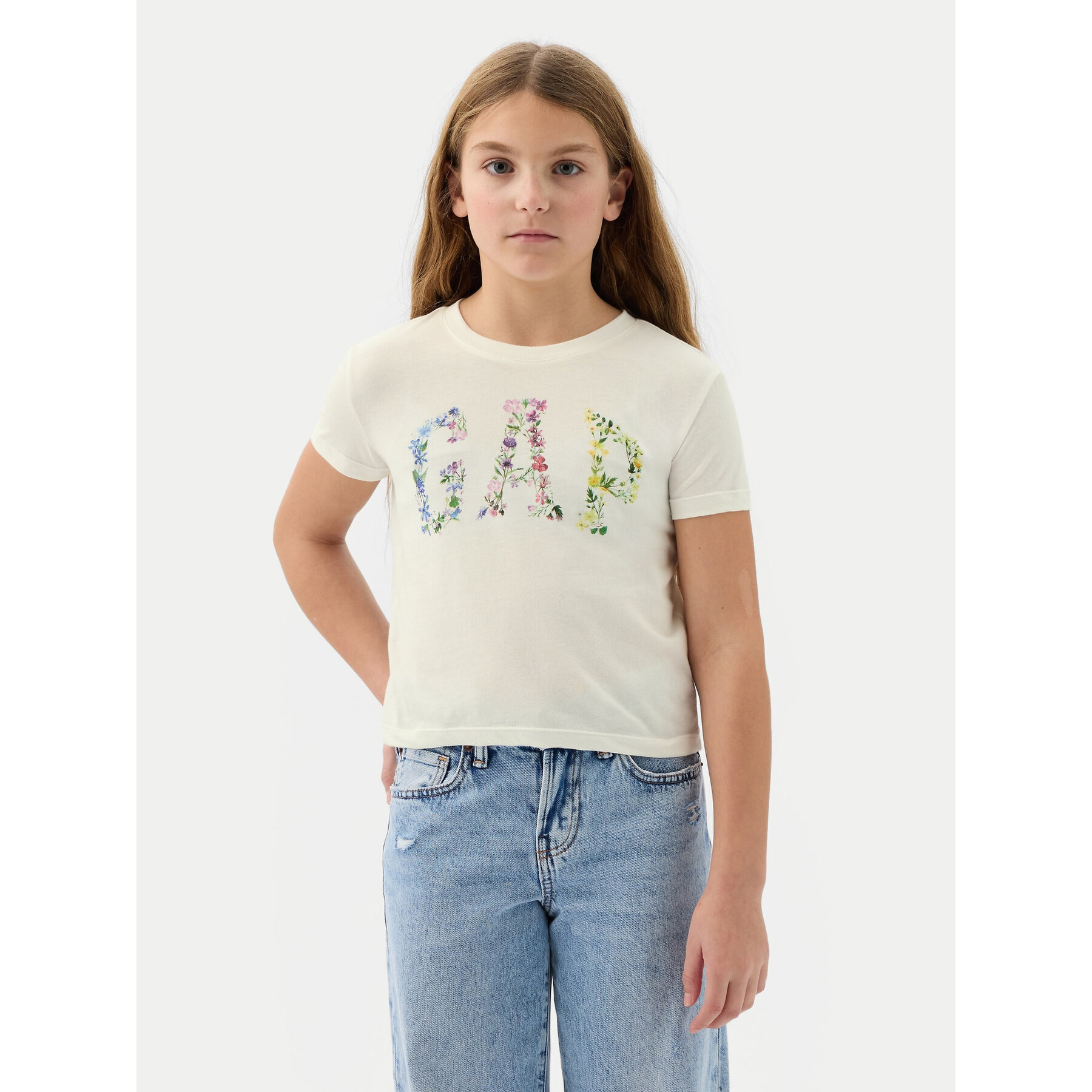 Gap T-shirt 888862 Écru Regular Fit