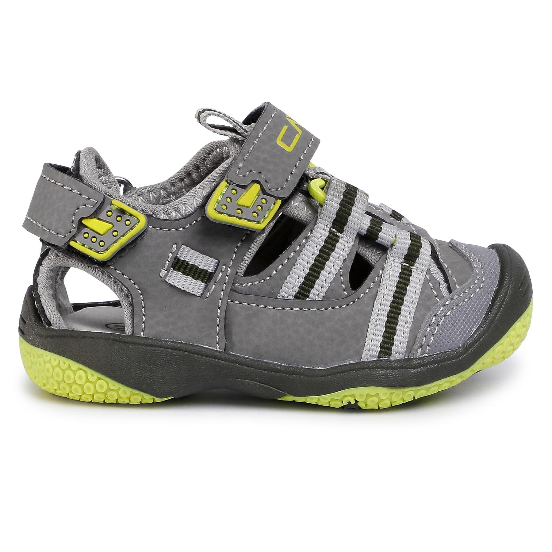 Sandály CMP Baby Naboo Hiking Sandal 30Q9552 Šedá