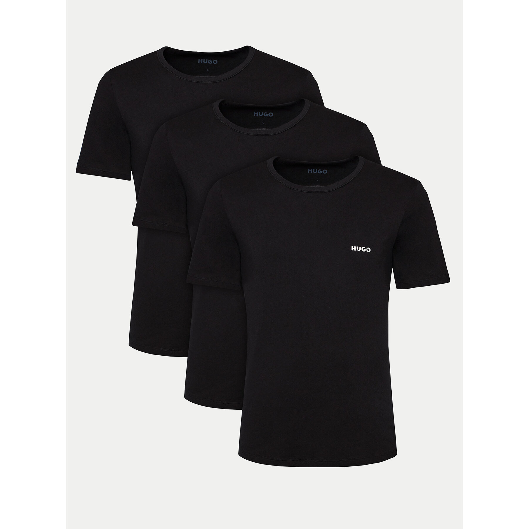 HUGO Set di t-shirt 50480088 Nero Regular Fit