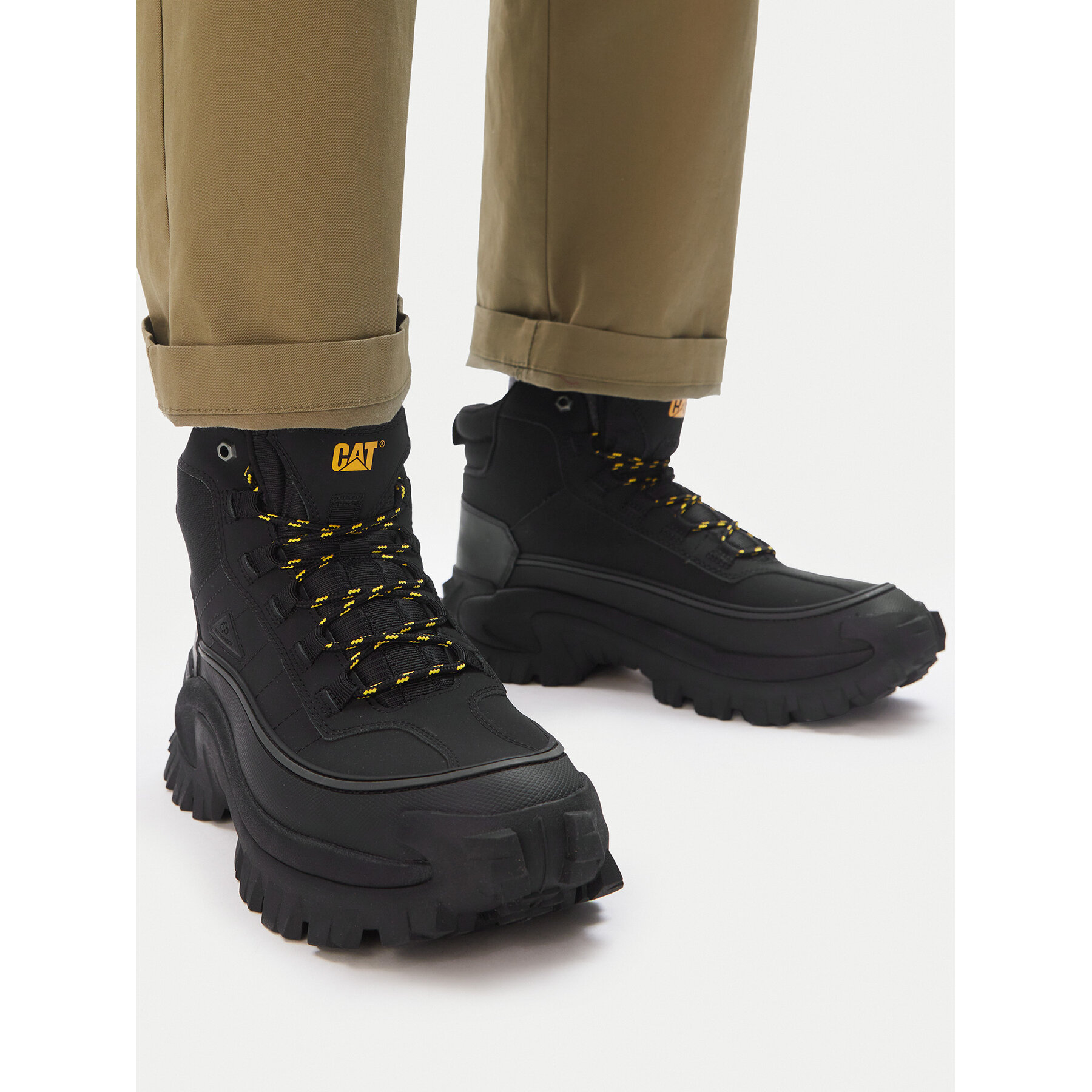 Туристически oбувки CAT Footwear Intruder Galosh 2.0 Mid WP P111559 Черен