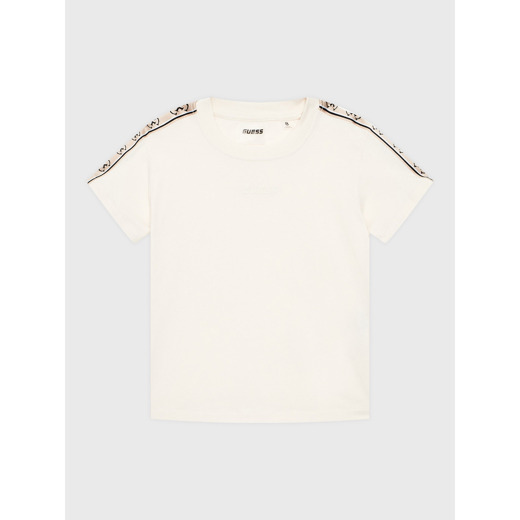 Guess Marškinėliai J3RI47 I3Z14 Écru Regular Fit