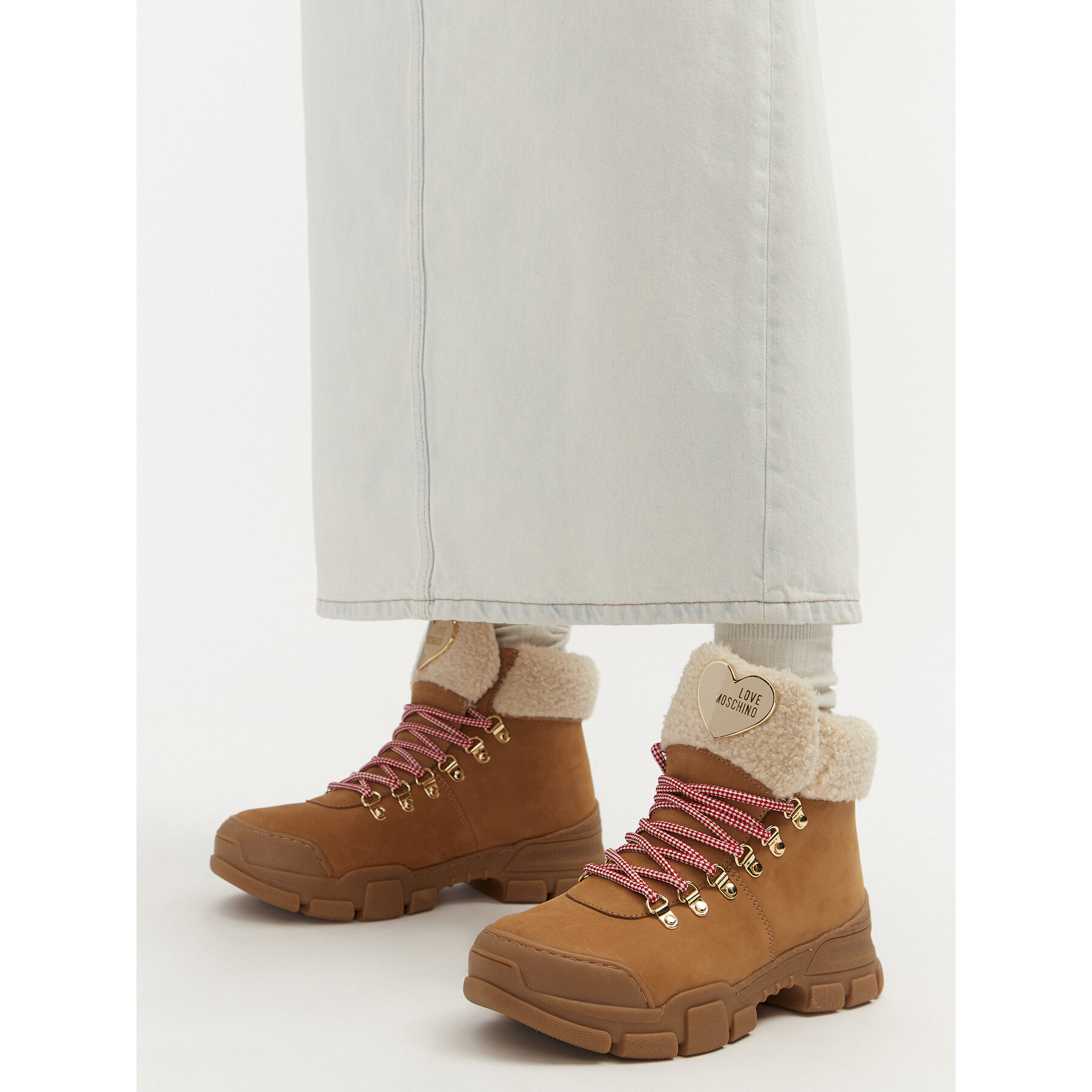 Planinarske cipele LOVE MOSCHINO JA15484G0LIPA20A Smeđa