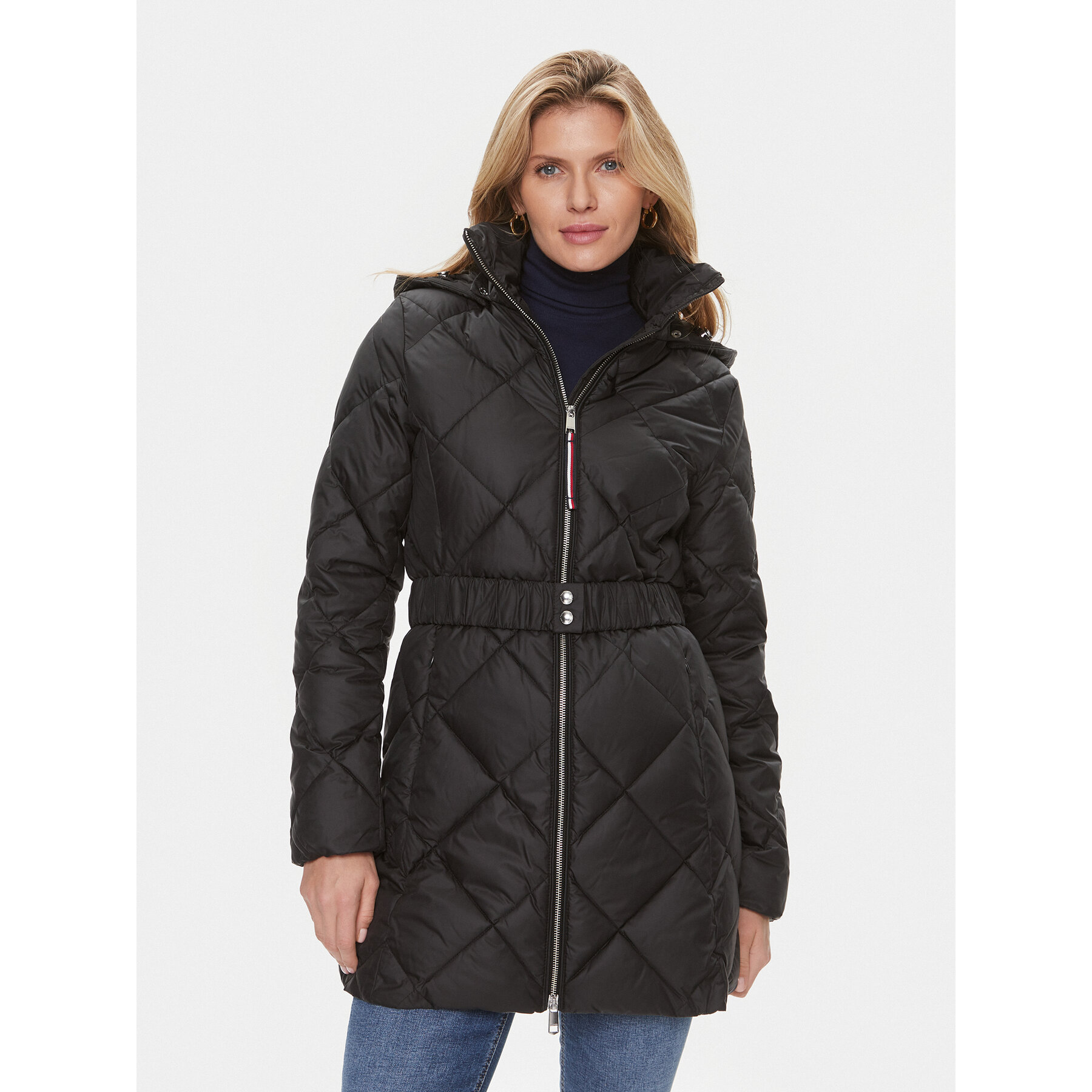 Tommy Hilfiger Winterjacke Elevated WW0WW40326 Schwarz Regular Fit