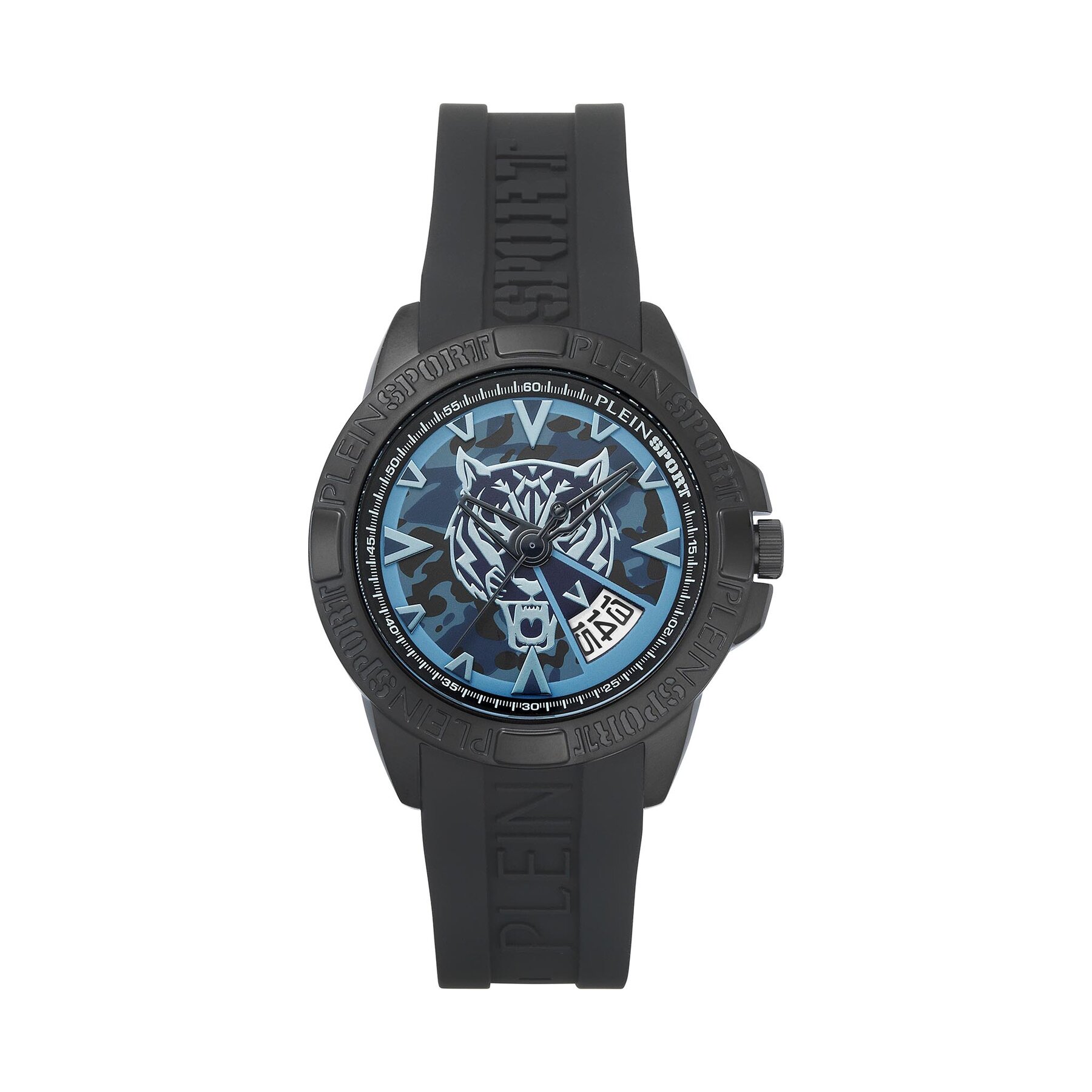 Ανδρικά Ρολόι Plein Sport, Μέγεθος one size, Μαύρο, Touchdown Camo PSFBA0523