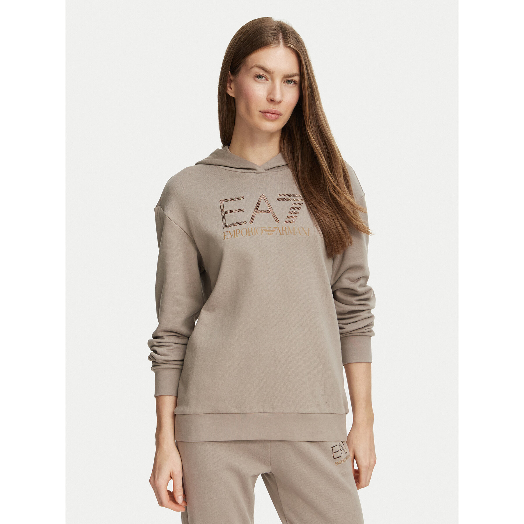 EA7 Emporio Armani Sweatshirt 7W000537 AF15831 U6100 Beige Regular Fit