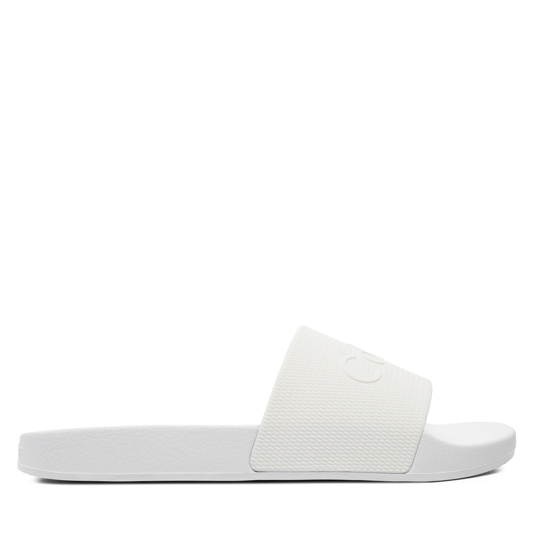 Calvin Klein Παντόφλες Calvin Klein Pool Slide Rubber HM0HM00636 Λευκό