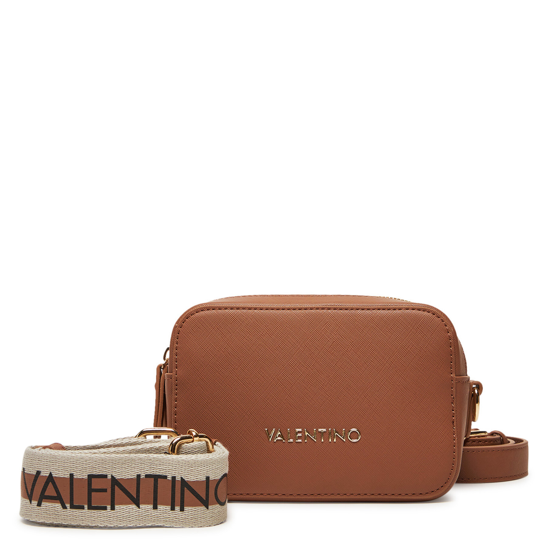 Дамска чанта Valentino Zero VBS7B306 Кафяв