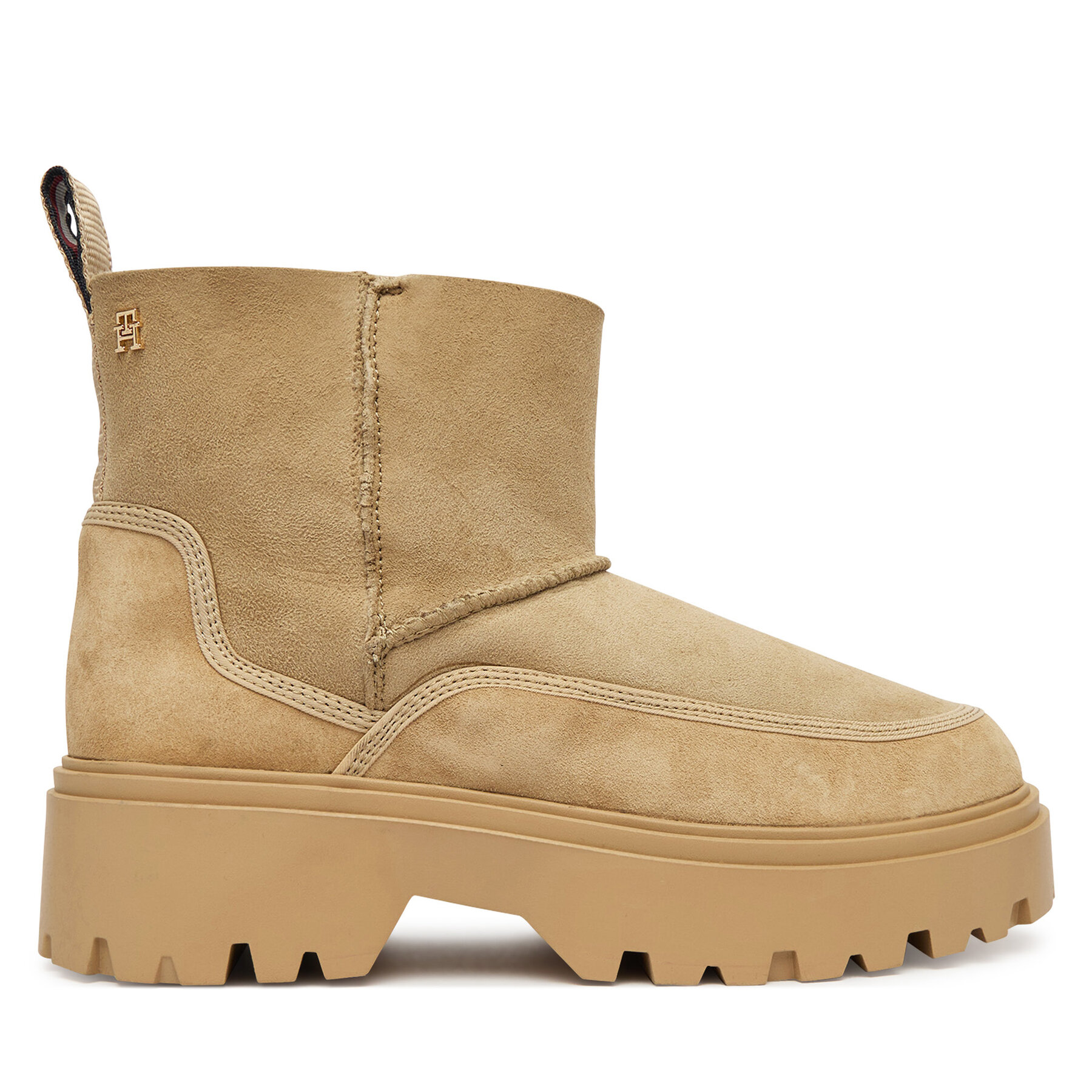 Hótaposó Tommy Hilfiger Real Shearling Pullon FW0FW08997 Bézs
